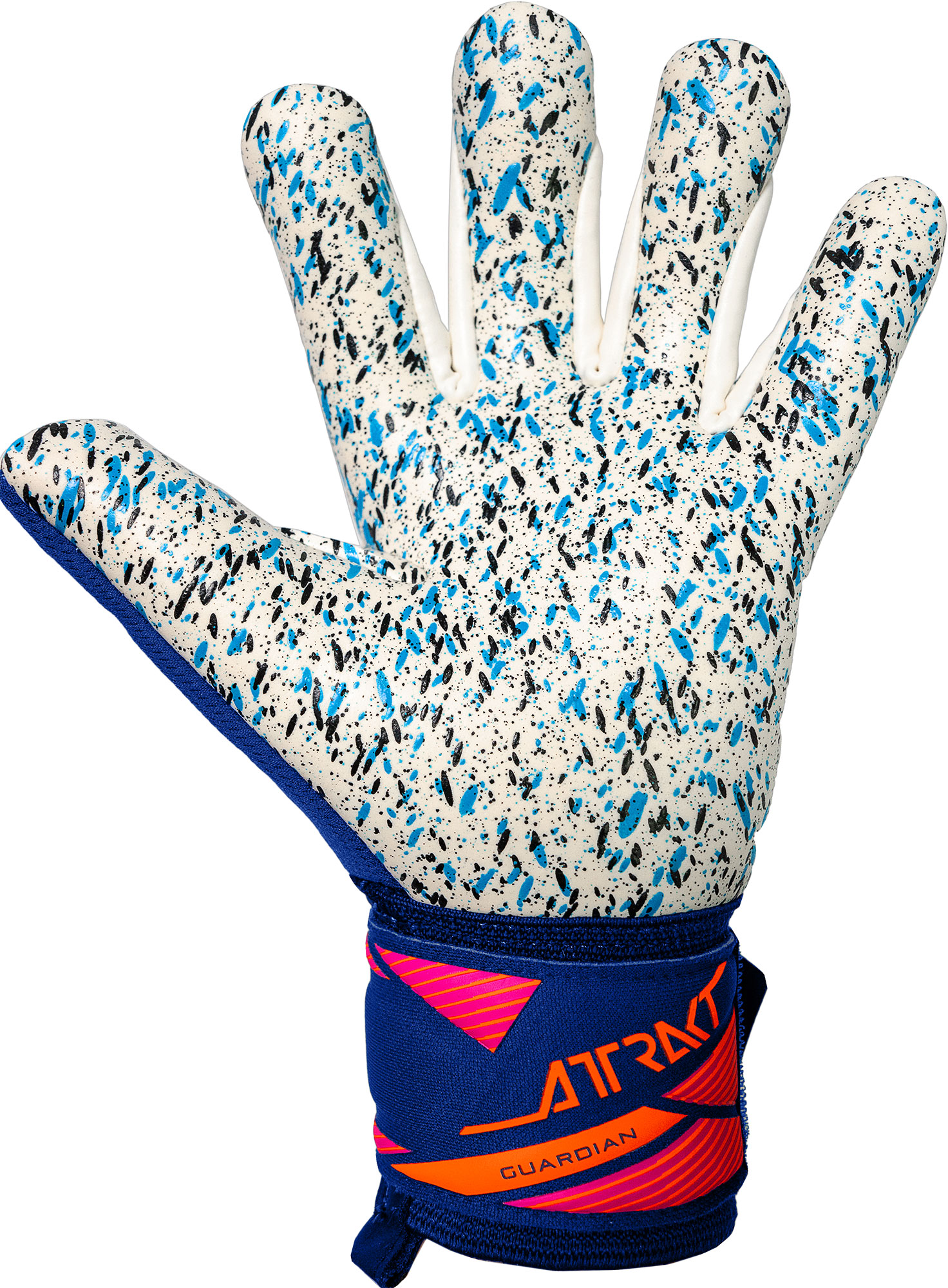 REUSCH ATTRAKT FUSION GUARDIAN JUNIOR SHARP BLUE / WHITE / SHOCKING ORANGE