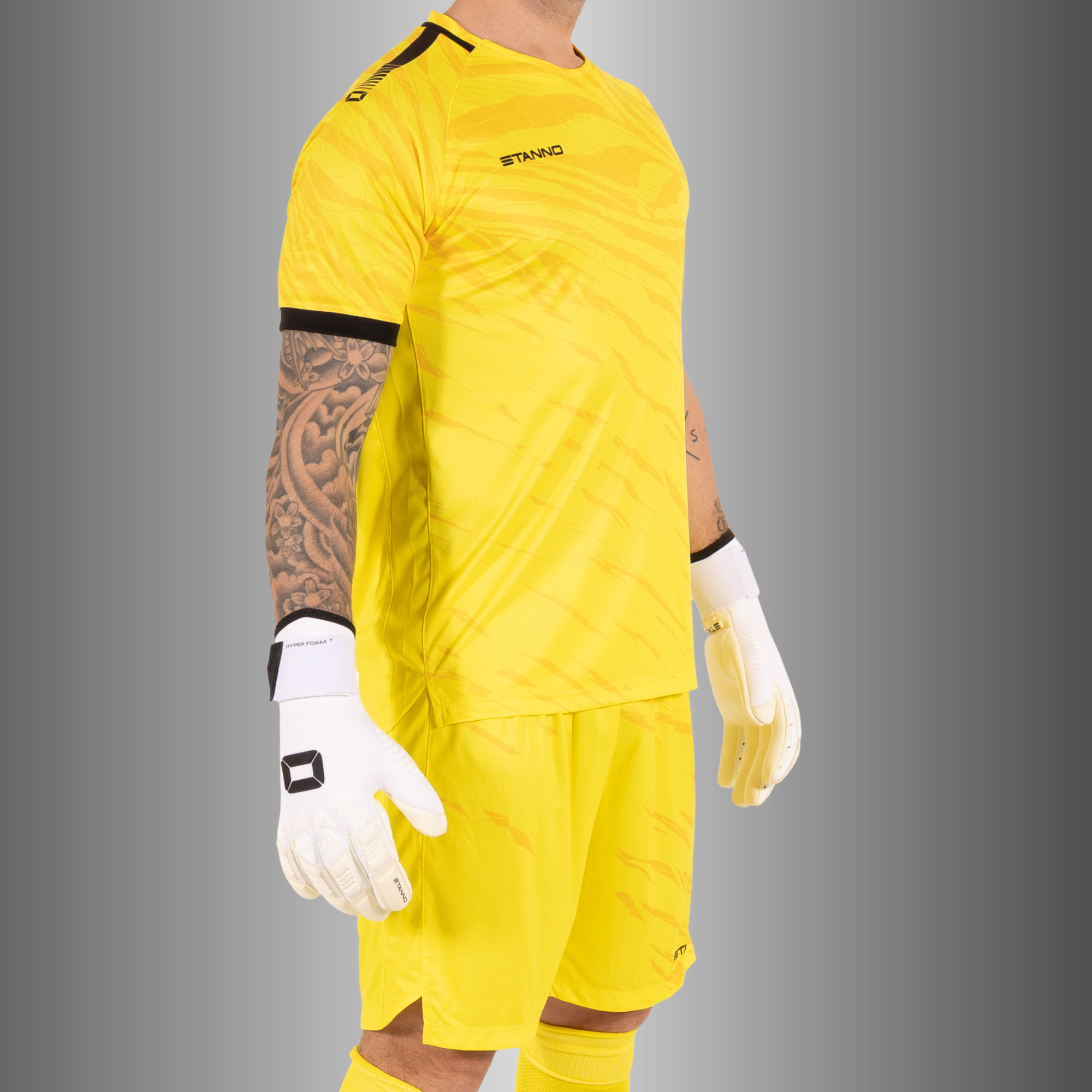 STANNO TRICK SHORT SLEEVE GOALKEEPER SET YELLOW