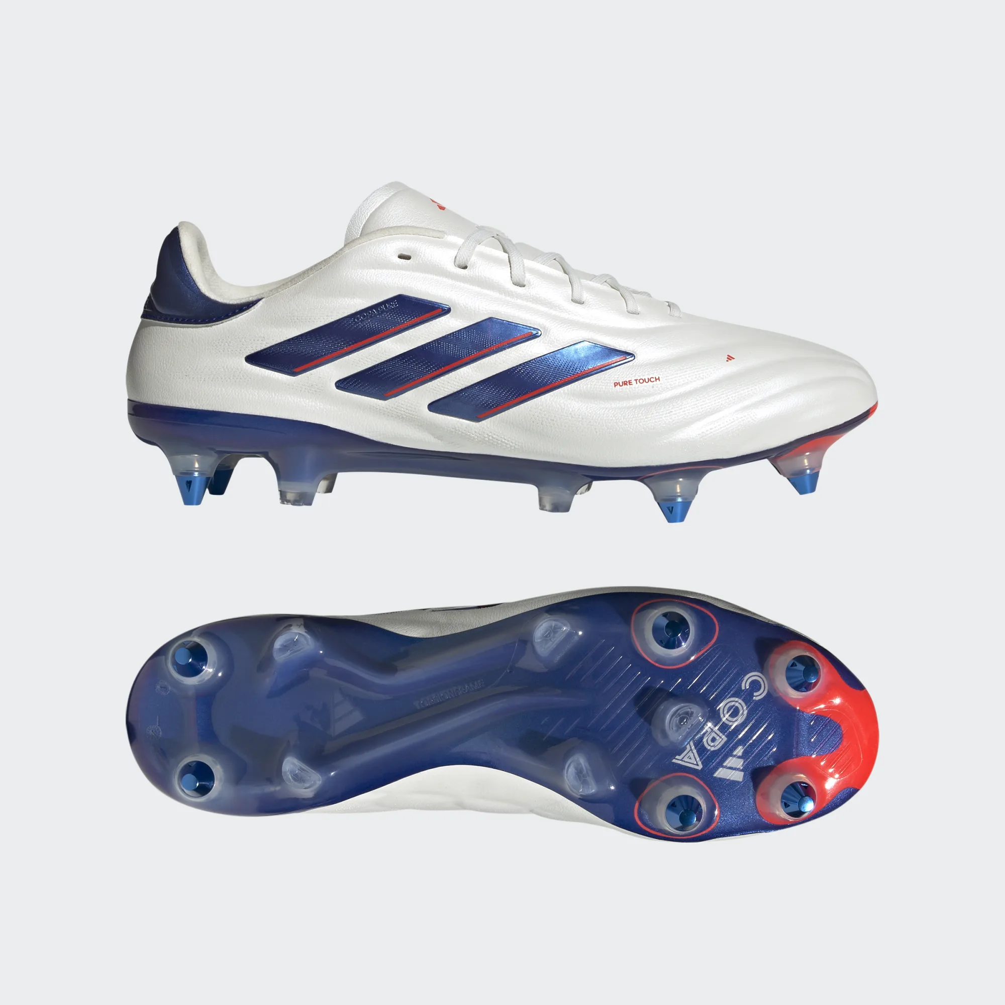 ADIDAS COPA PURE 2 ELITE SG WHITE/LUCID BLUE/SOLAR RED | UK 7 (US ADIDAS COPA PURE 2 ELITE SG WHITE/LUCID BLUE/SOLAR RED | UK 7 (US