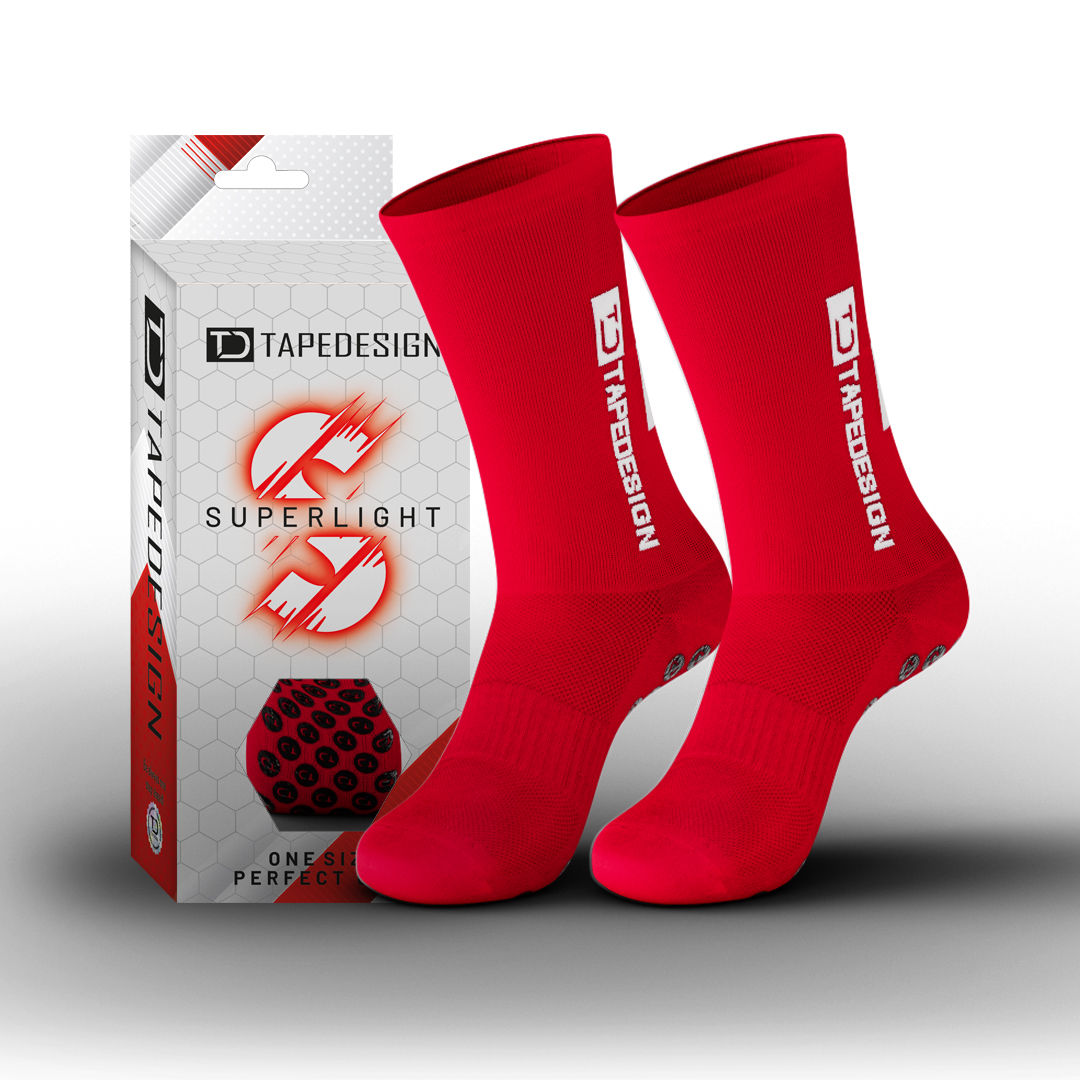 TAPEDESIGN „SUPERLIGHT” SOCKS RED