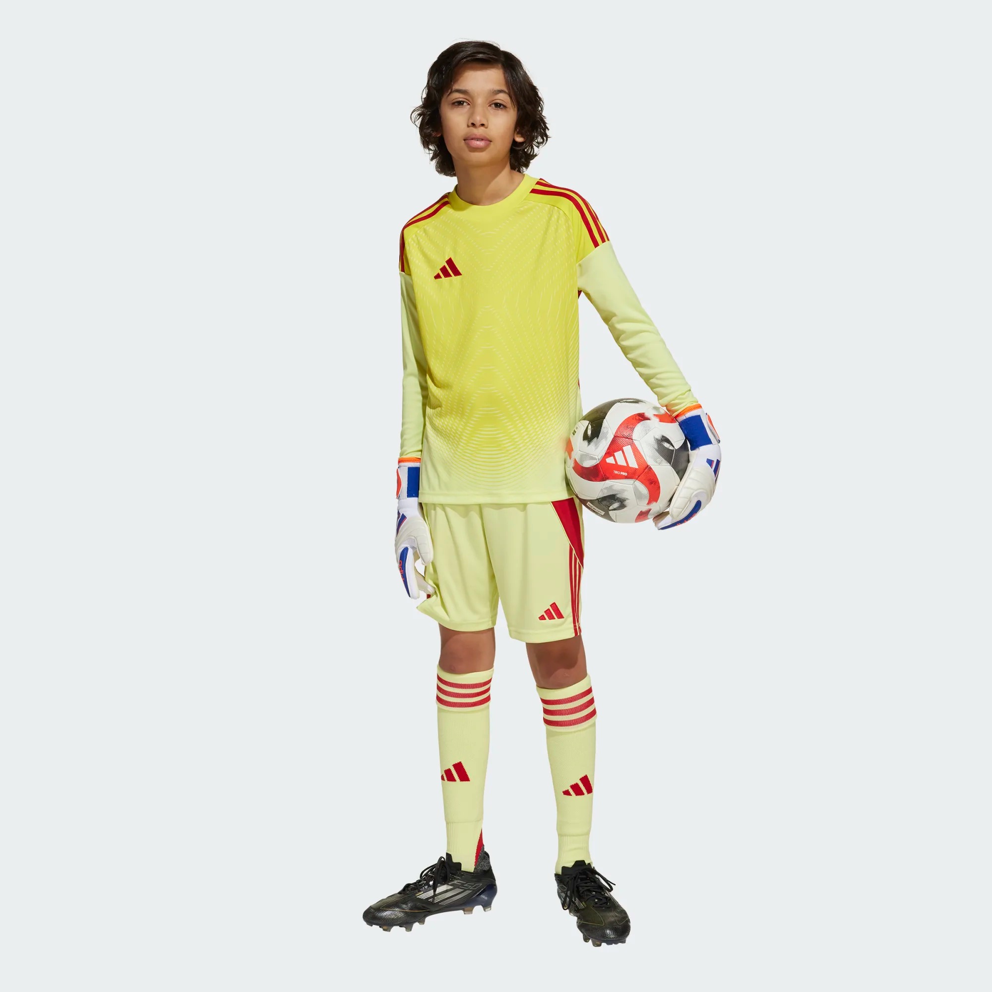 ADIDAS TIRO25 COMPETITION GK JERSEY LS YOUTH PULSE YELLOW ADIDAS TIRO25 COMPETITION GK JERSEY LS YOUTH PULSE YELLOW