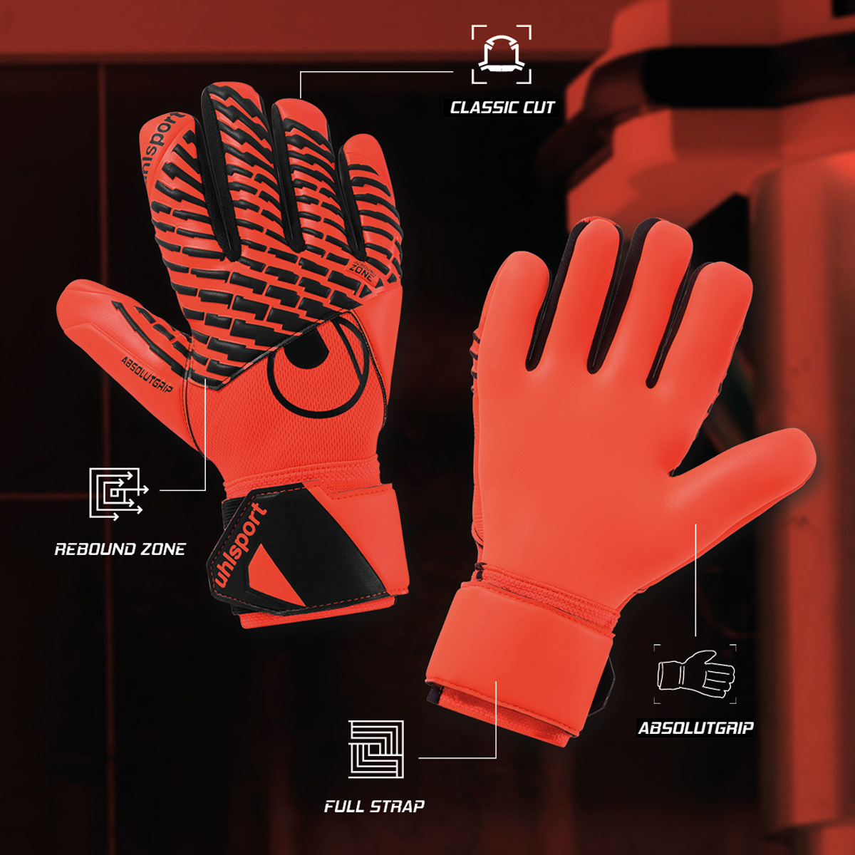 UHLSPORT FM POWER EDITION ABSOLUTGRIP COM HN #379 11 1379011113-11