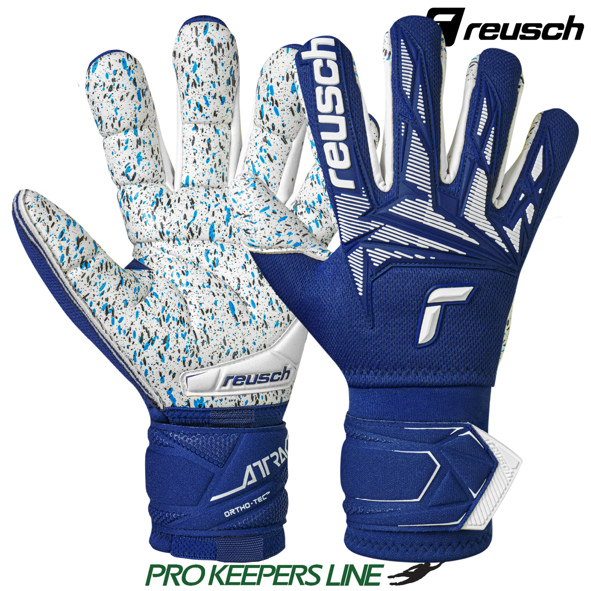REUSCH ATTRAKT FREEGEL FUSION ORTHO-TEC PREMIUM BLUE / WHITE