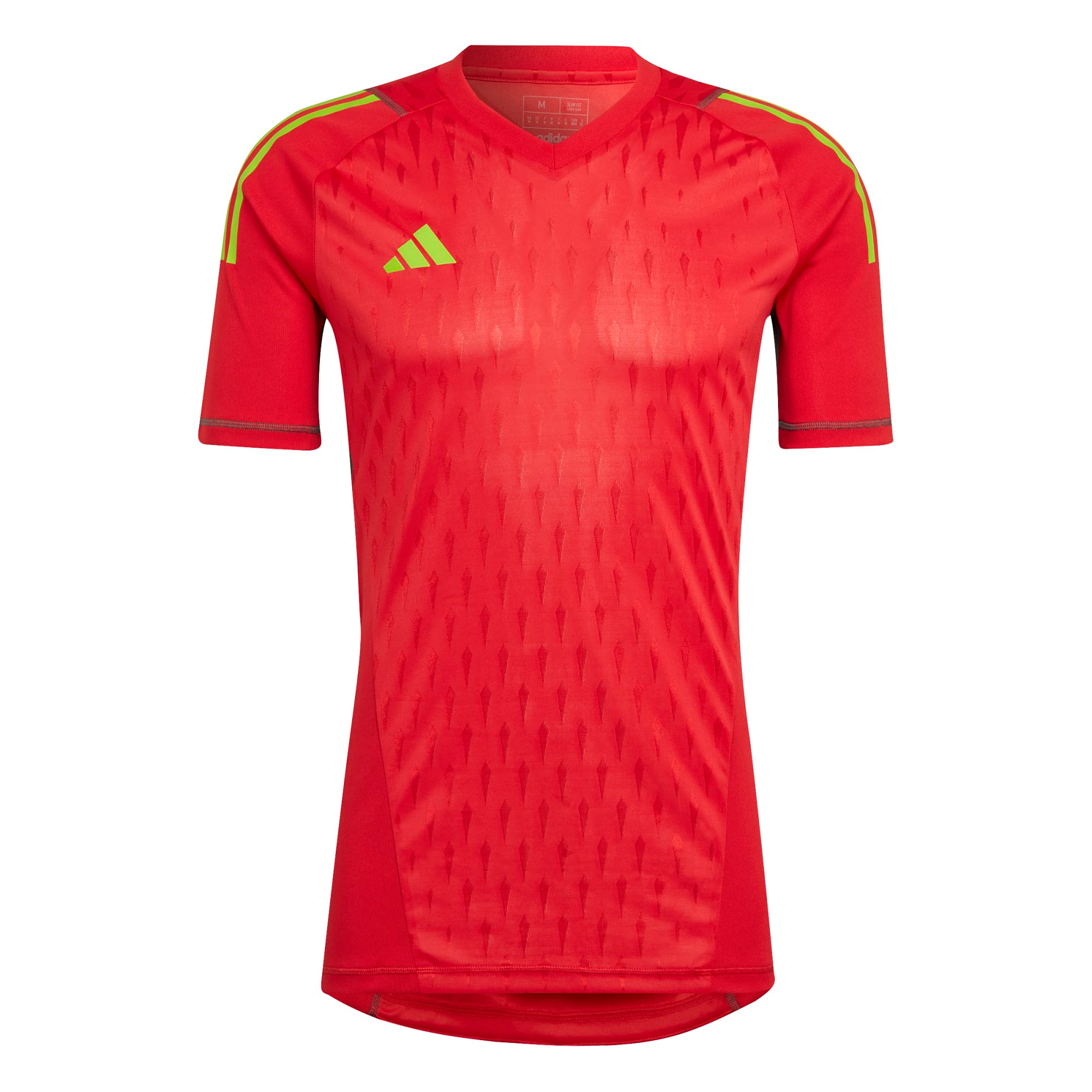ADIDAS T23 PROMO GK JERSEY SHORT SLEEVE TEAM CORE RED | M | HK7669-M-