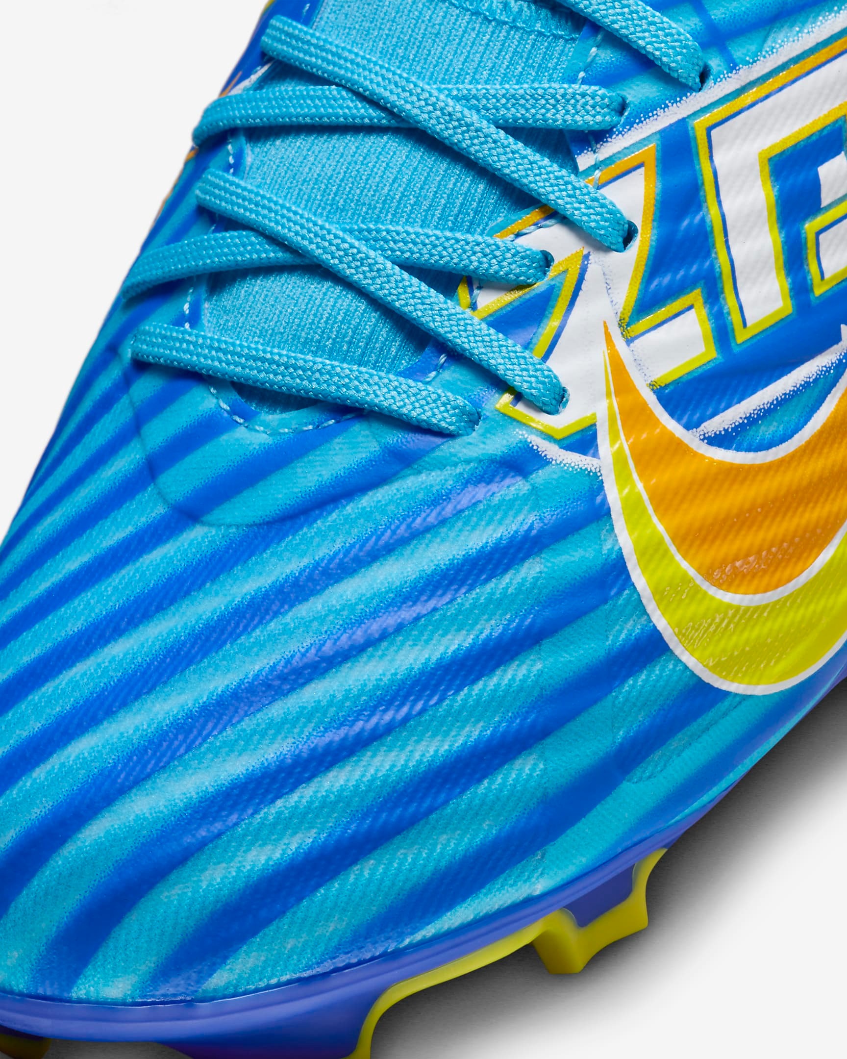 NIKE ZOOM MERCURIAL SUPERFLY 9 ACADEMY KM BALTIC BLUE/WHITE