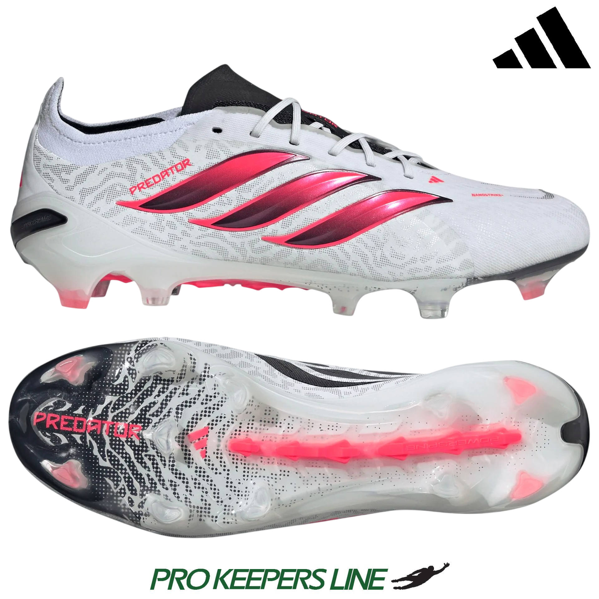 ADIDAS PREDATOR ELITE FG WHITE/SOLAR TURQUOISE/BLACK