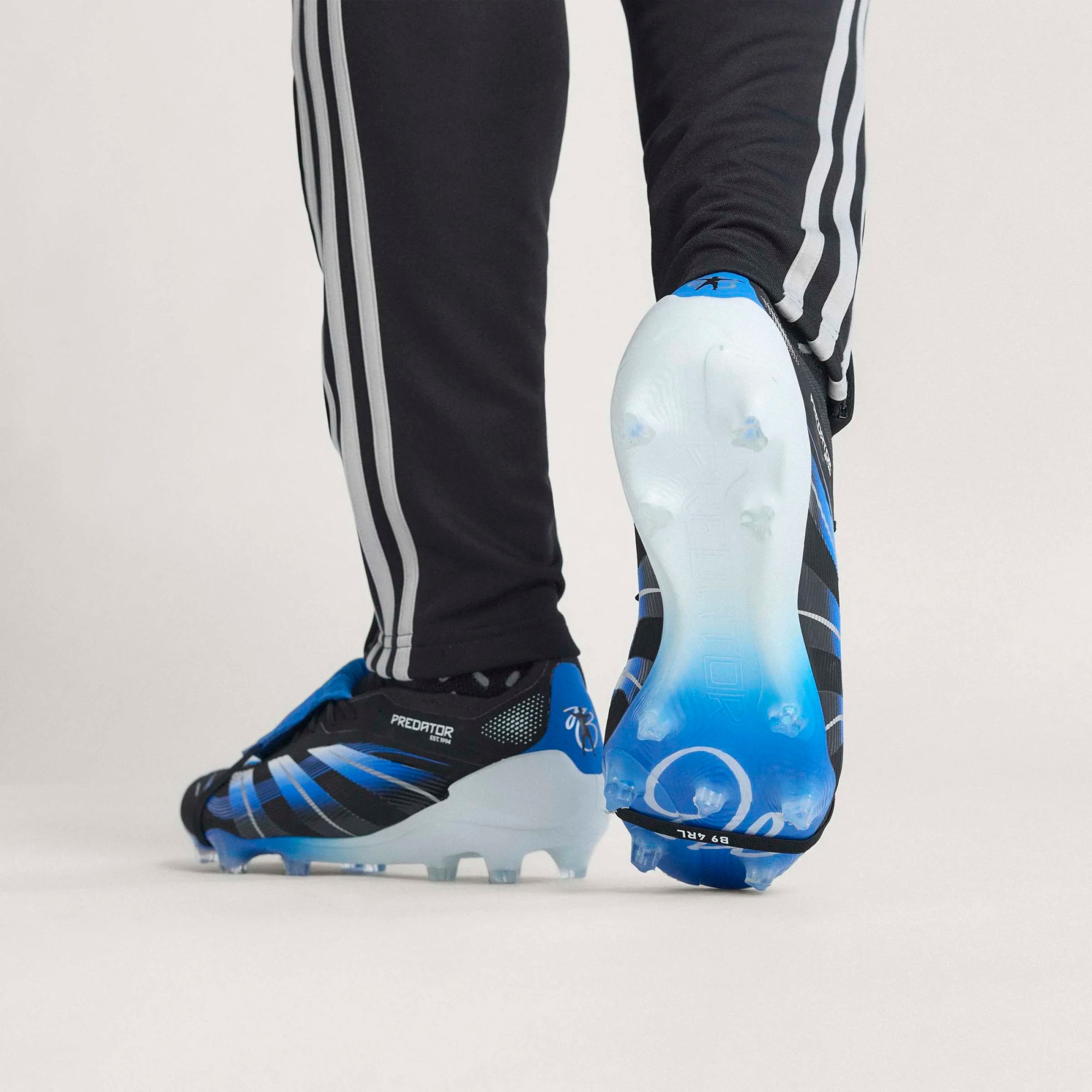 ADIDAS PREDATOR ELITE FT FG JB BLACK/WHITE/GLOW BLUE