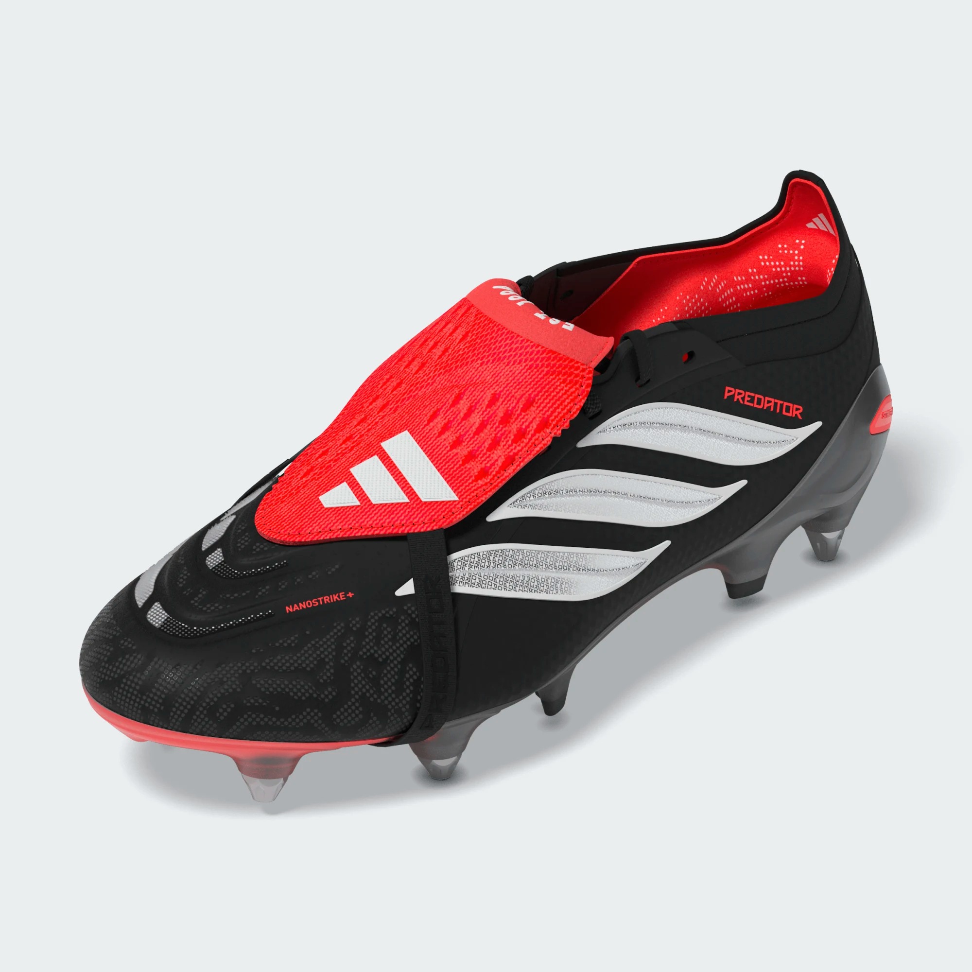 ADIDAS PREDATOR ELITE FT SG BLACK/WHITE/LUCID RED