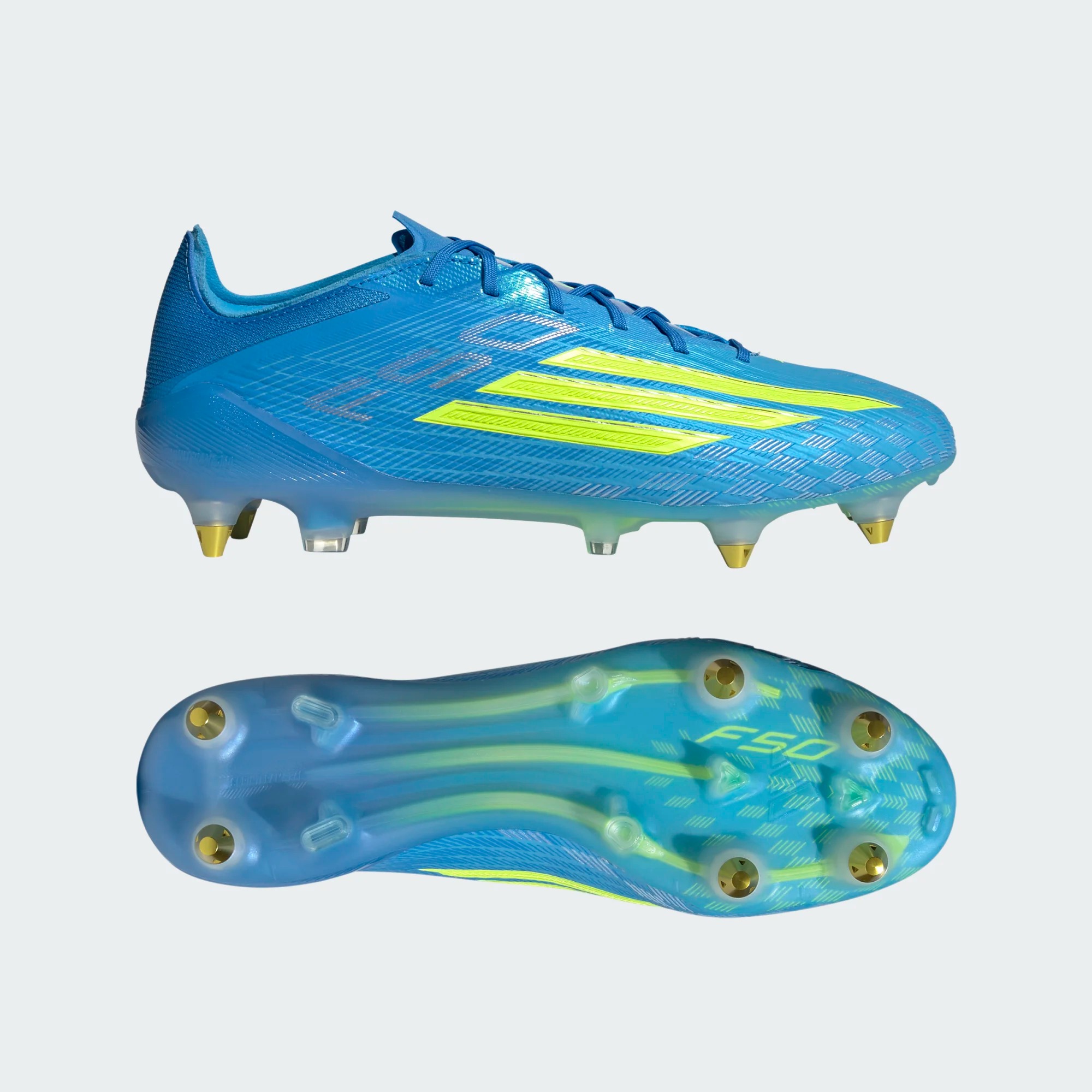 ADIDAS F50 ELITE SG LUCID ROYAL BLUE/TEAM SOLAR YELLOW/LIGHT AQUA