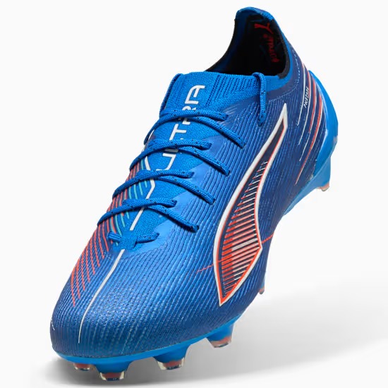 PUMA ULTRA 6 ULTIMATE FG ULTRA BLUE-PUMA WHITE-GLOWING RED