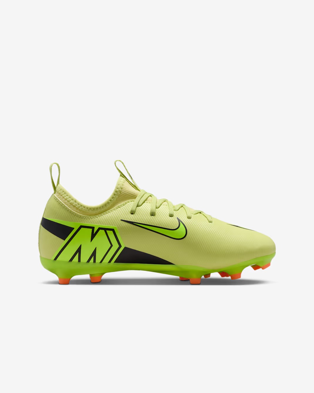 NIKE JR ZOOM VAPOR 16 ACADEMY FG/MG LIMELIGHT/HYPER CRIMSON/VOLT