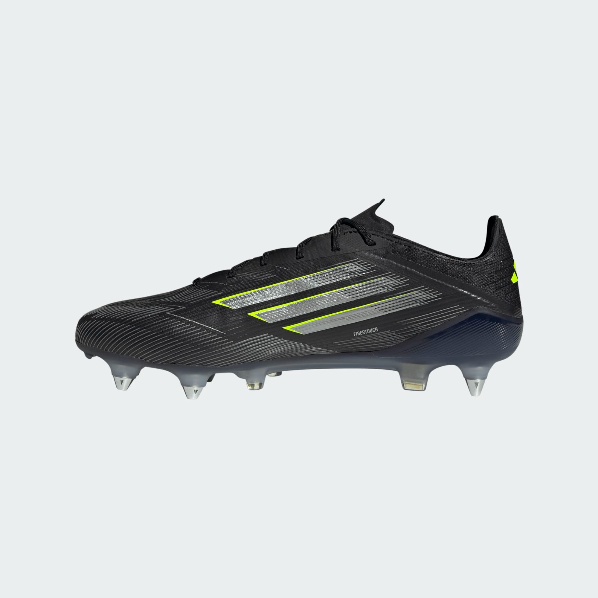 ADIDAS F50 ELITE SG BLACK/IRON METALLIC/LUCID LEMON