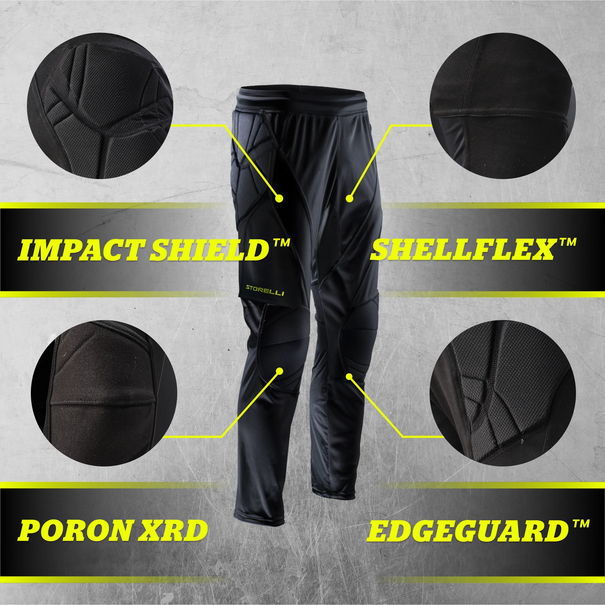 STORELLI EXOSHIELD GK PANTS JUNIOR (PADDED)