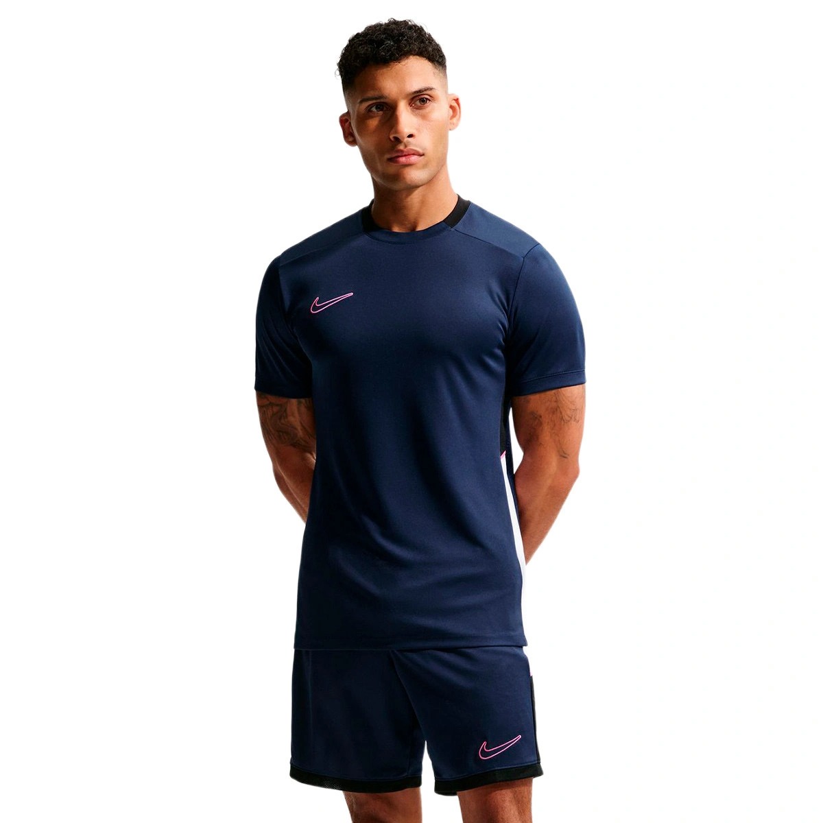 NIKE ACADEMY MEN'S DRI-FIT SHORT-SLEEVE BLUE