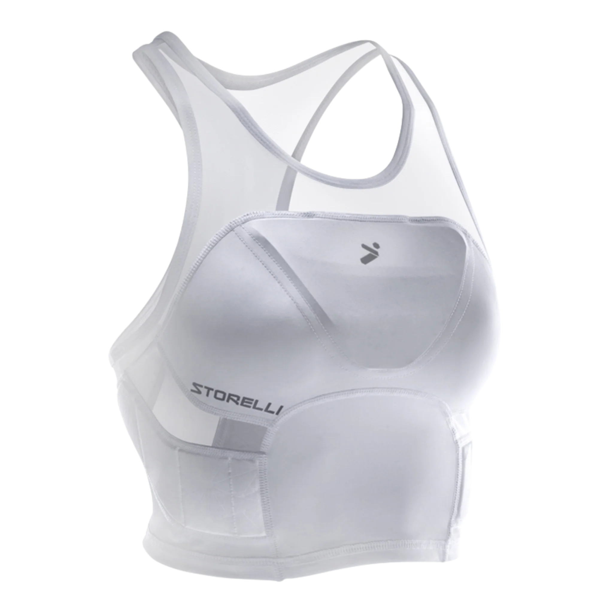 STORELLI WOMEN'S BODYSHIELD CROP TOP WHITE