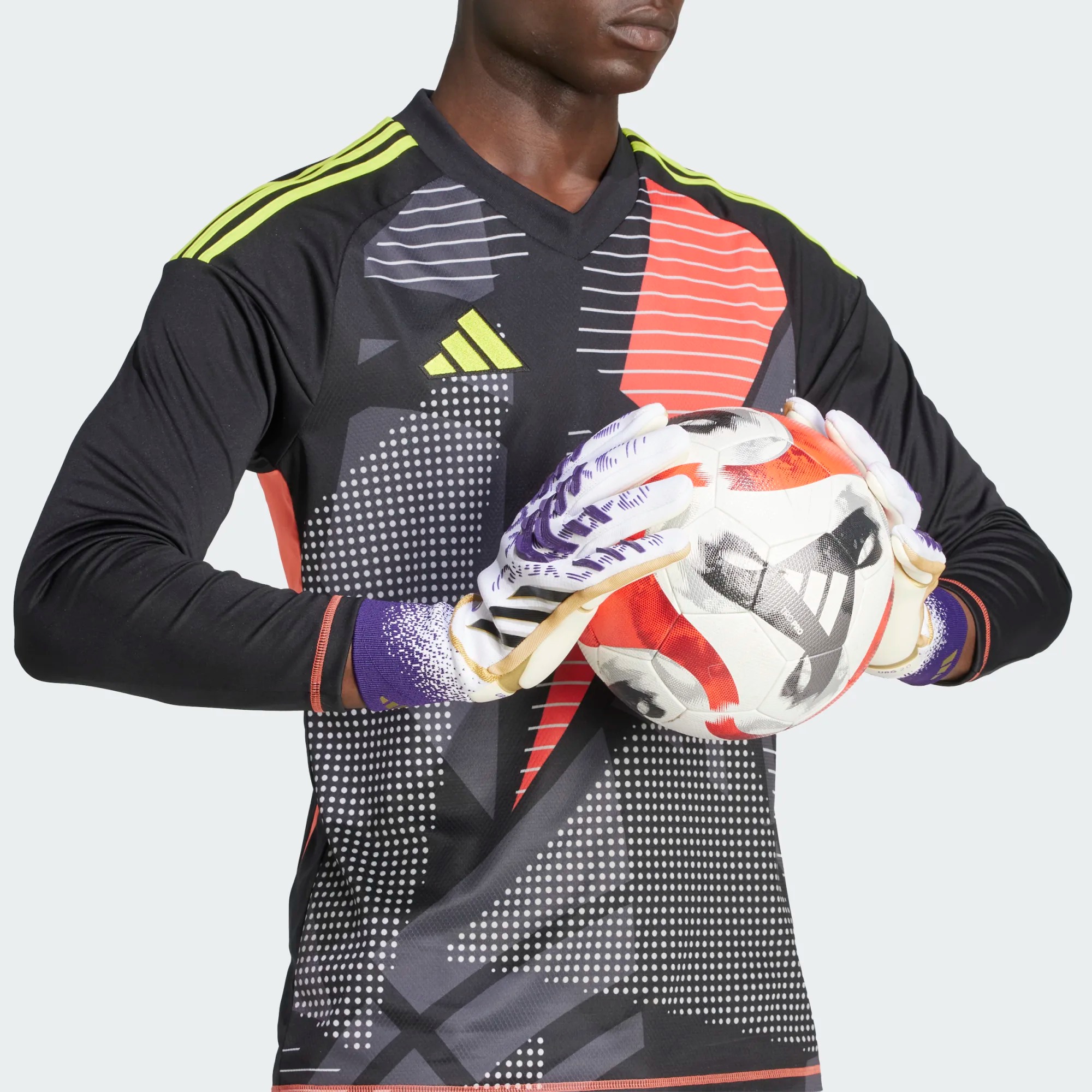 ADIDAS PREDATOR GL PRO WHITE/BLACK/AURORAL PULSE