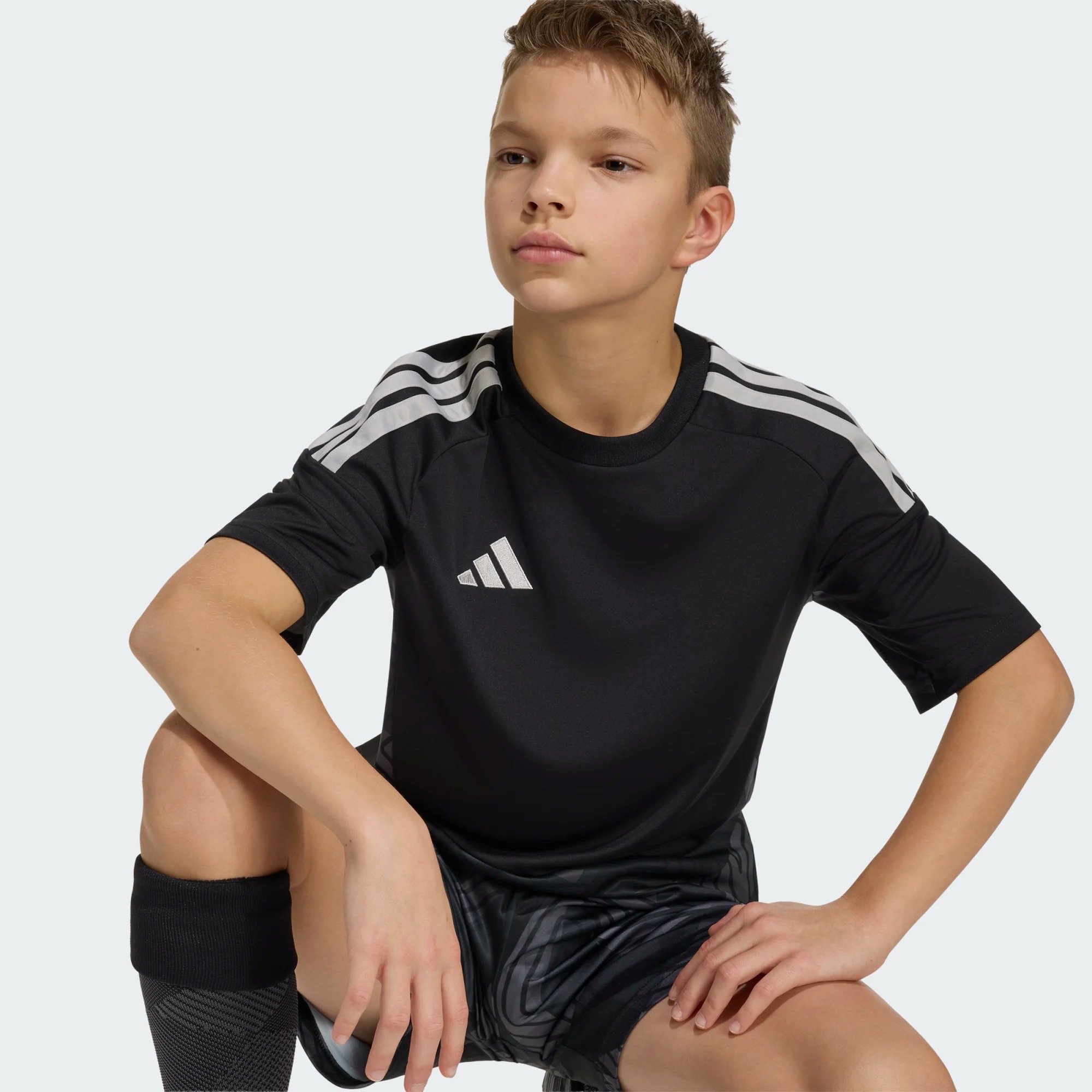 ADIDAS TIRO26 COMPETITION GK JERSEY SHORT SLEEVE BLACK JUNIOR
