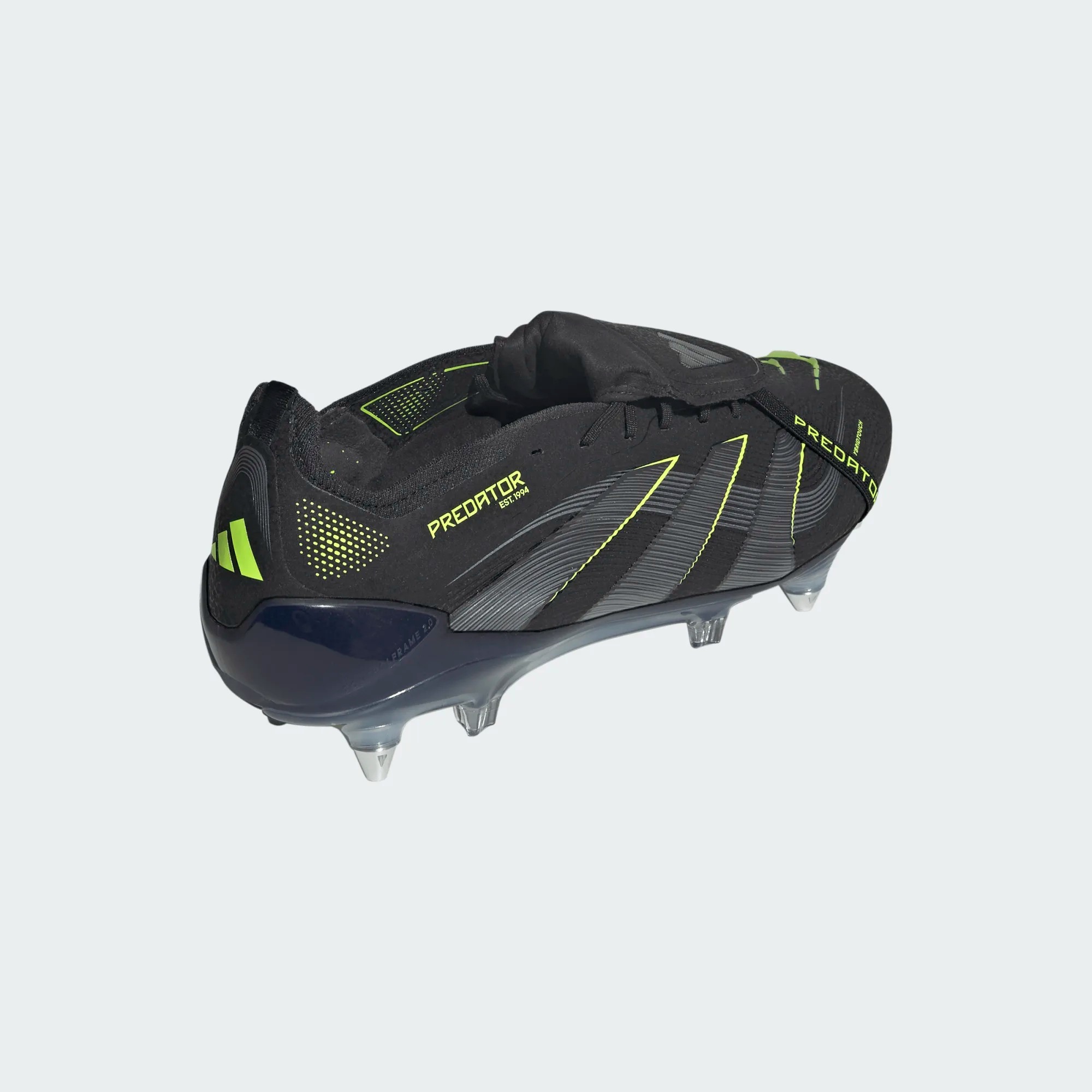 ADIDAS PREDATOR ELITE FT SG BLACK/CARBON/LUCID LEMON ADIDAS PREDATOR ELITE FT SG BLACK/CARBON/LUCID LEMON