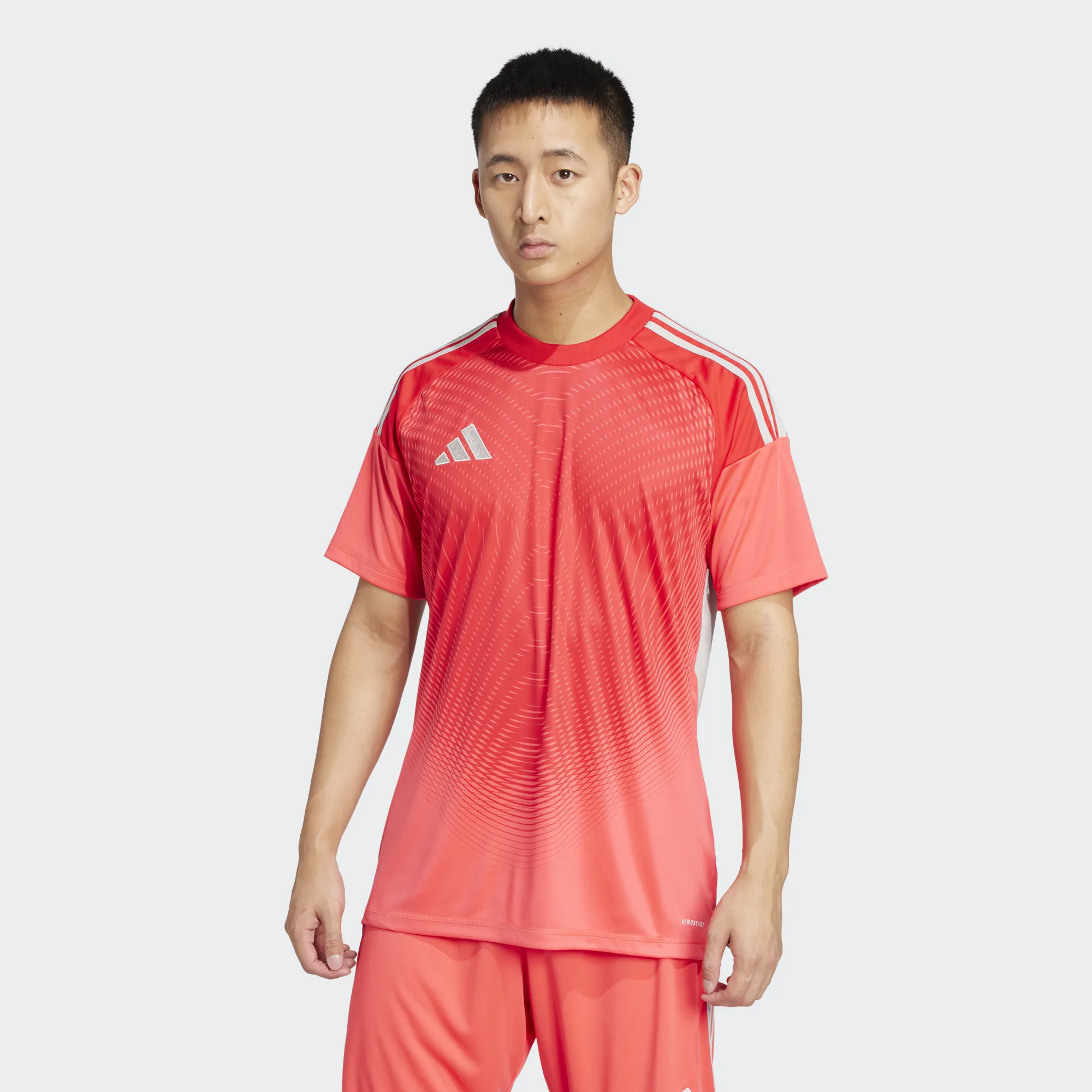ADIDAS TIRO25 COMPETITION GK JERSEY SHORT SLEEVE SHOCK RED
