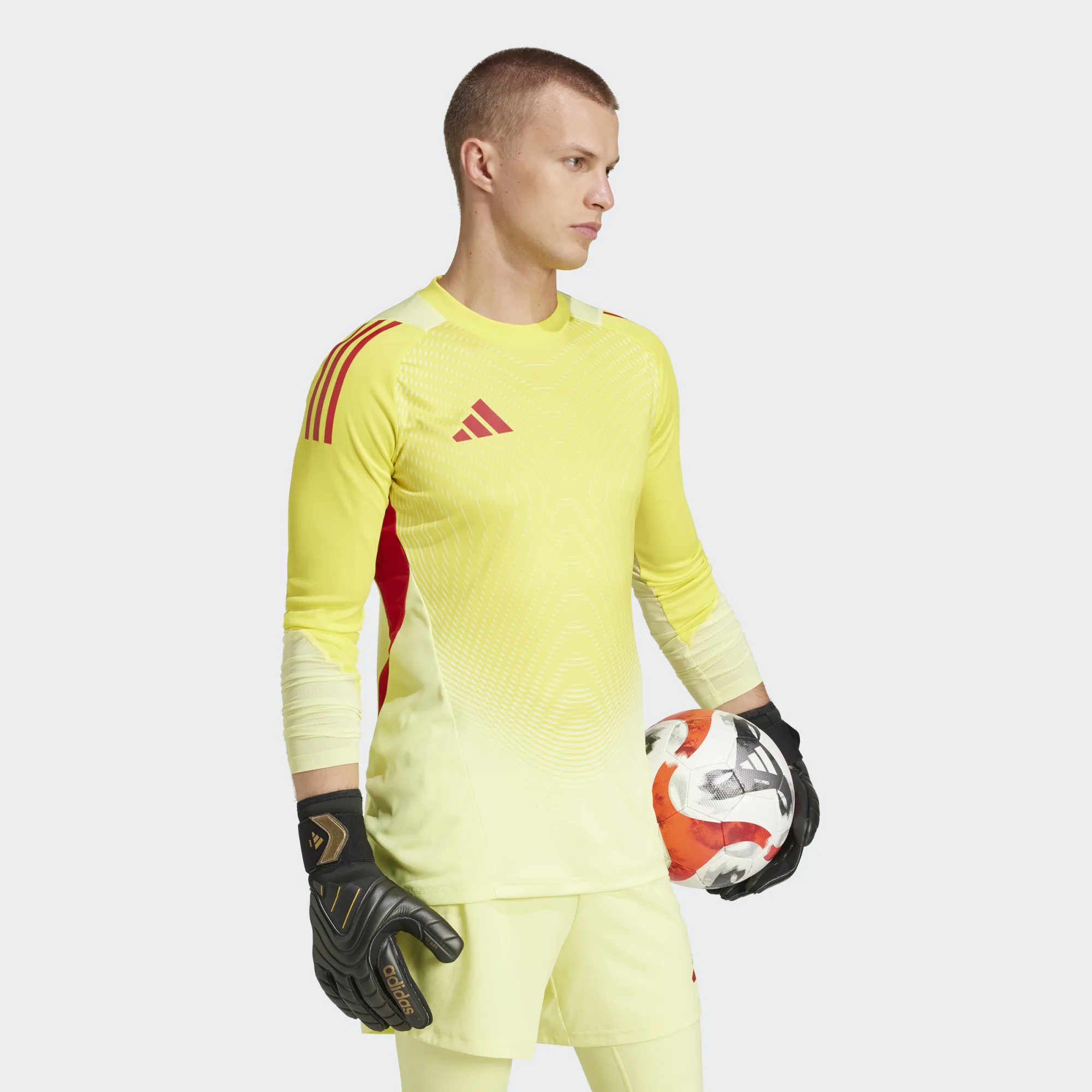 ADIDAS TIRO25 PRO GK JERSEY LS PULSE YELLOW ADIDAS TIRO25 PRO GK JERSEY LS PULSE YELLOW