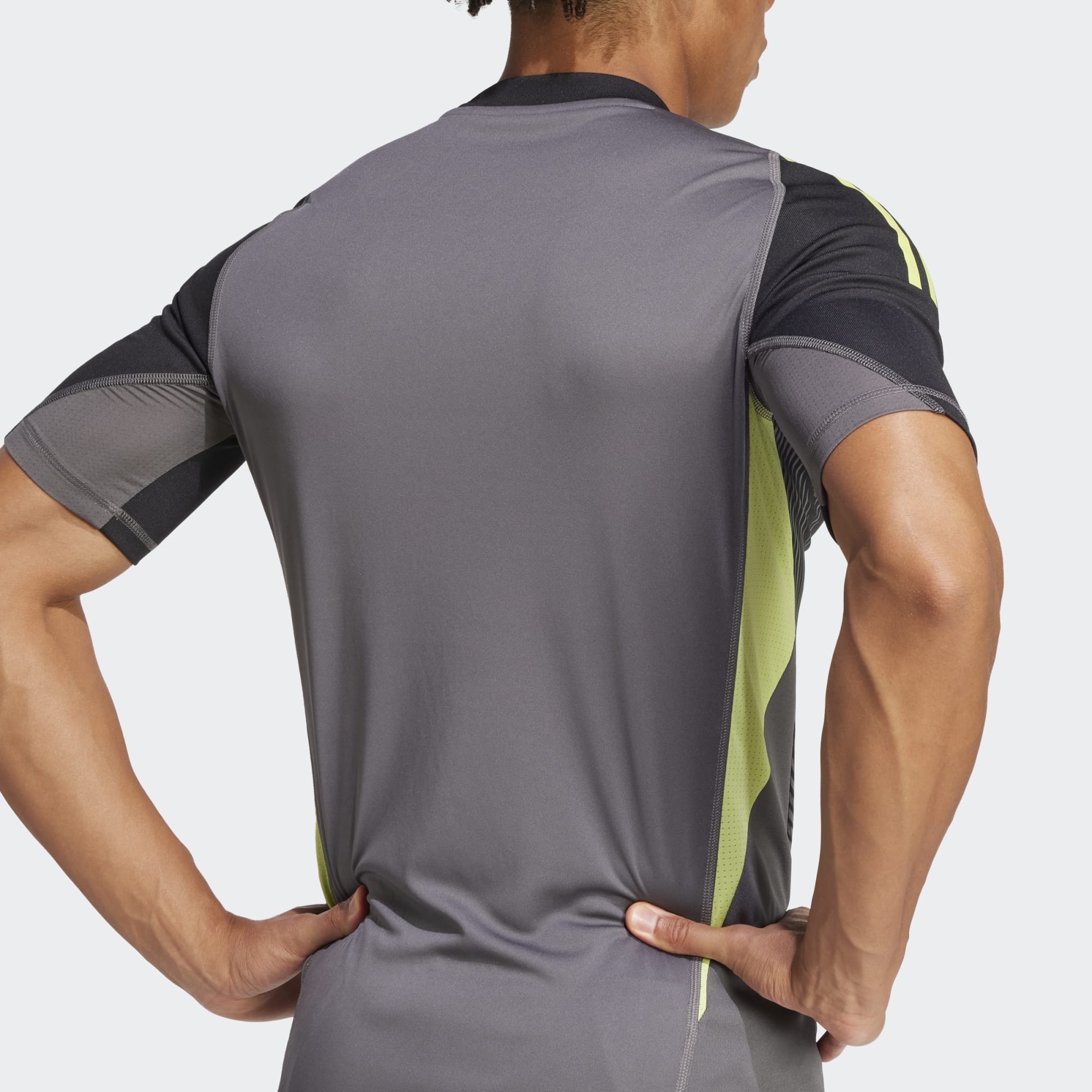 ADIDAS TIRO25 PRO GK JERSEY SHORT SLEEVE GREY FIVE ADIDAS TIRO25 PRO GK JERSEY SHORT SLEEVE GREY FIVE