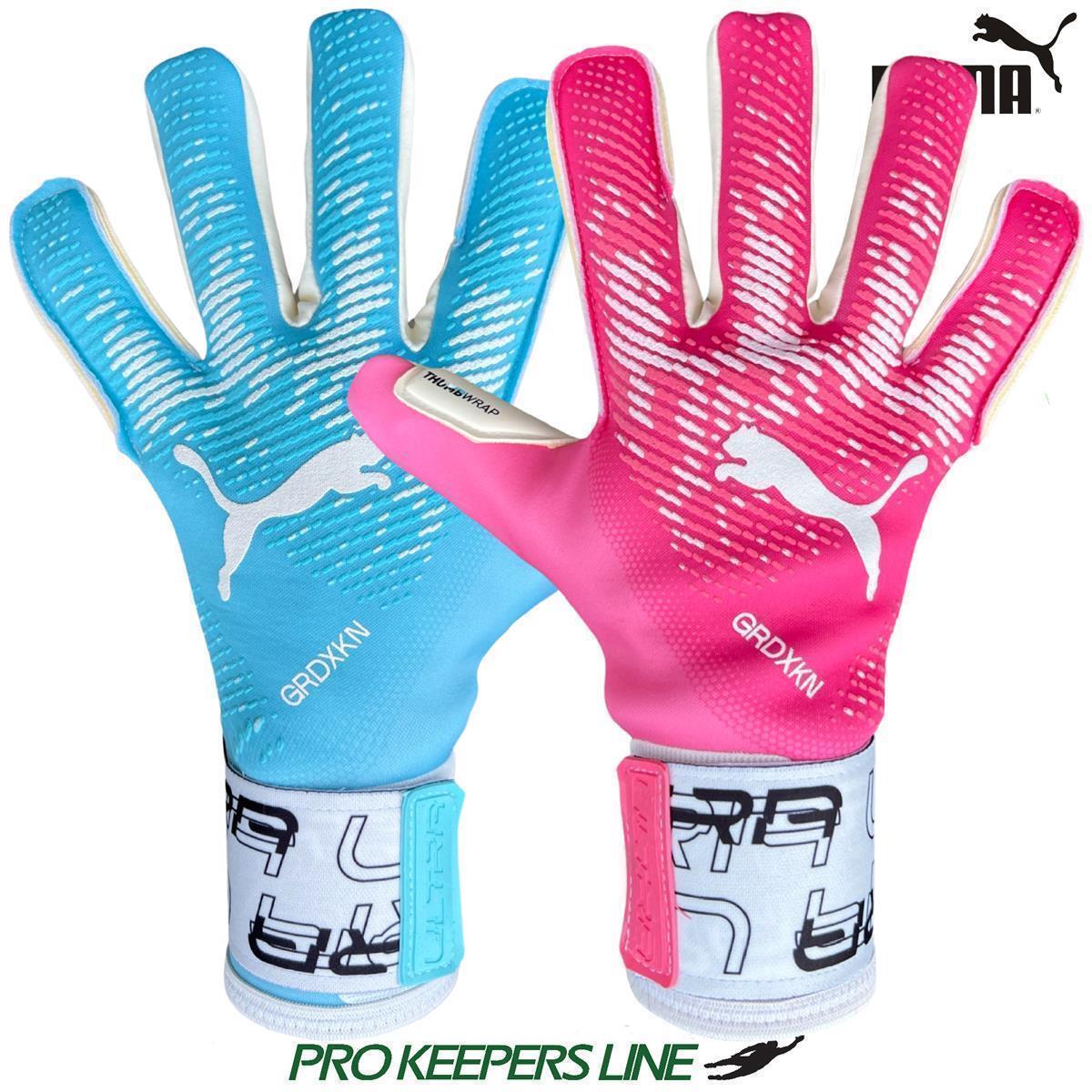 Puma goalie gloves with finger savers on sale