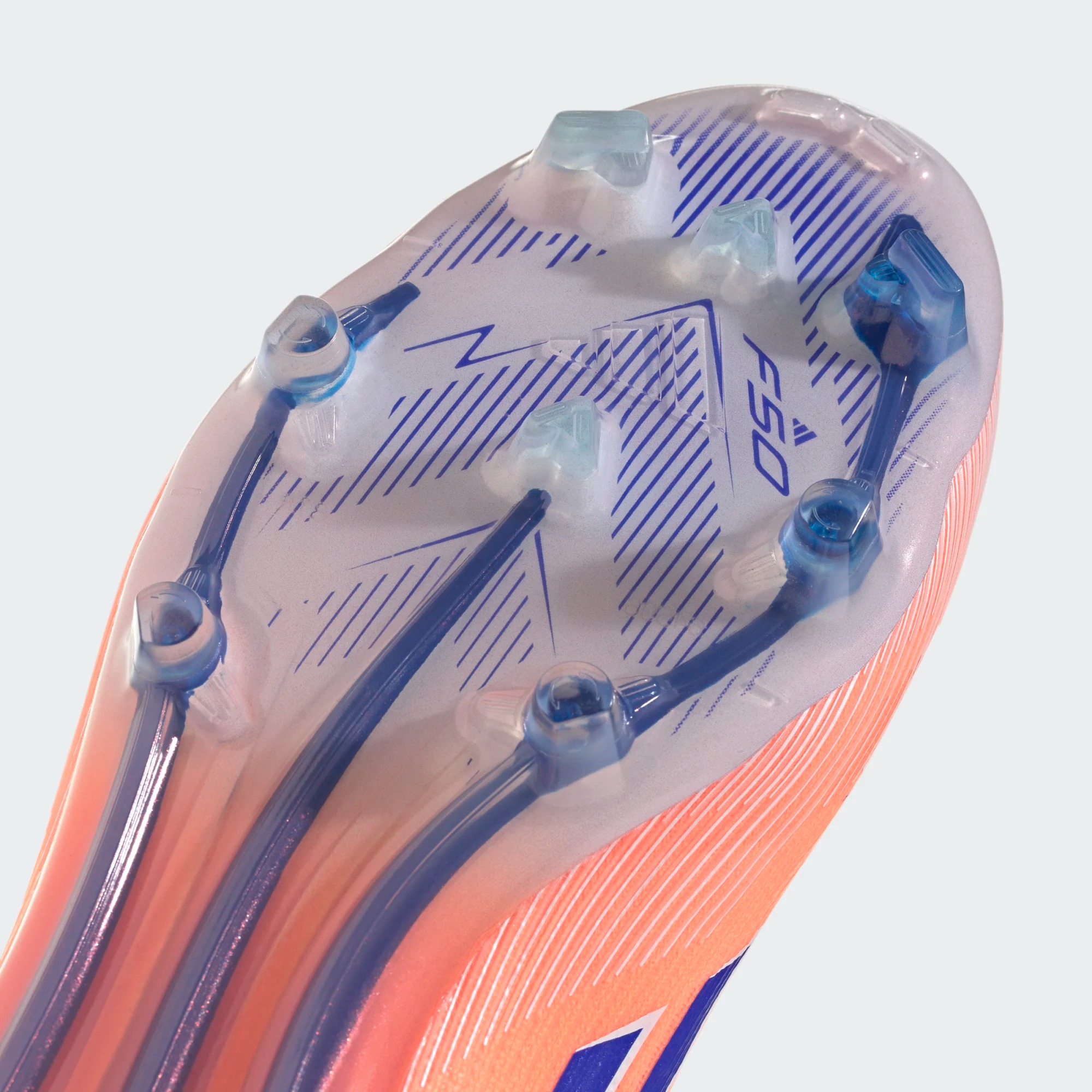 ADIDAS F50 ELITE FG BEAM ORANGE/LUCID BLUE/WHITE UK 11.5 (US 12 / EU 46 2/3)