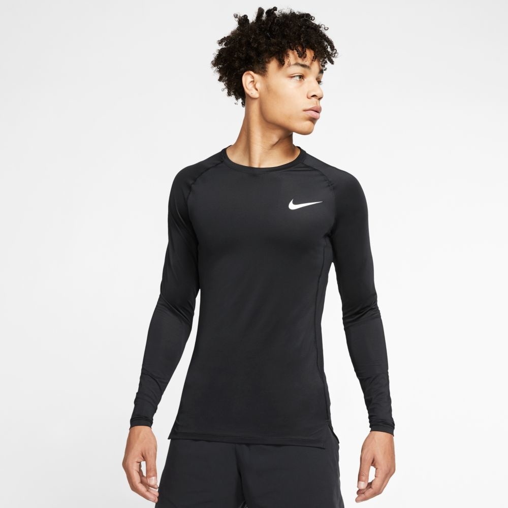 NIKE M NP TOP LS TIGHT BLACK