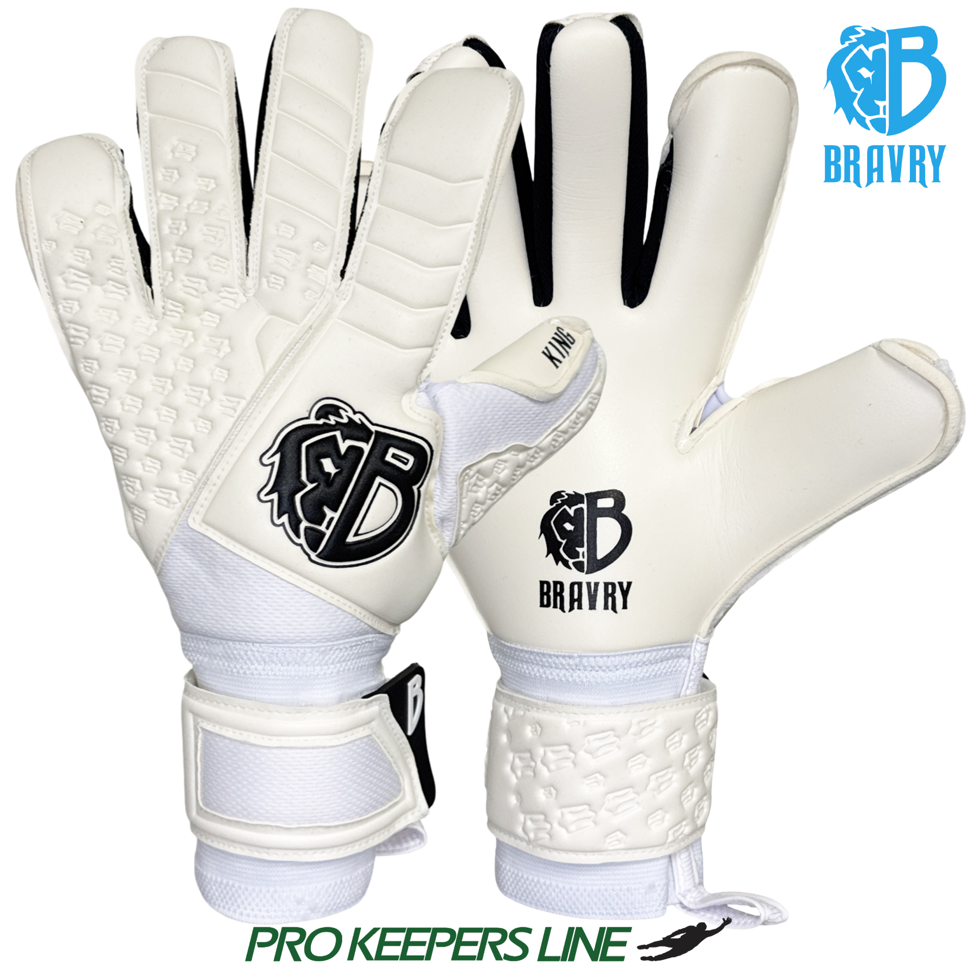 BRAVRY KING ROLL/NEGATIVE WHITE CONTACT