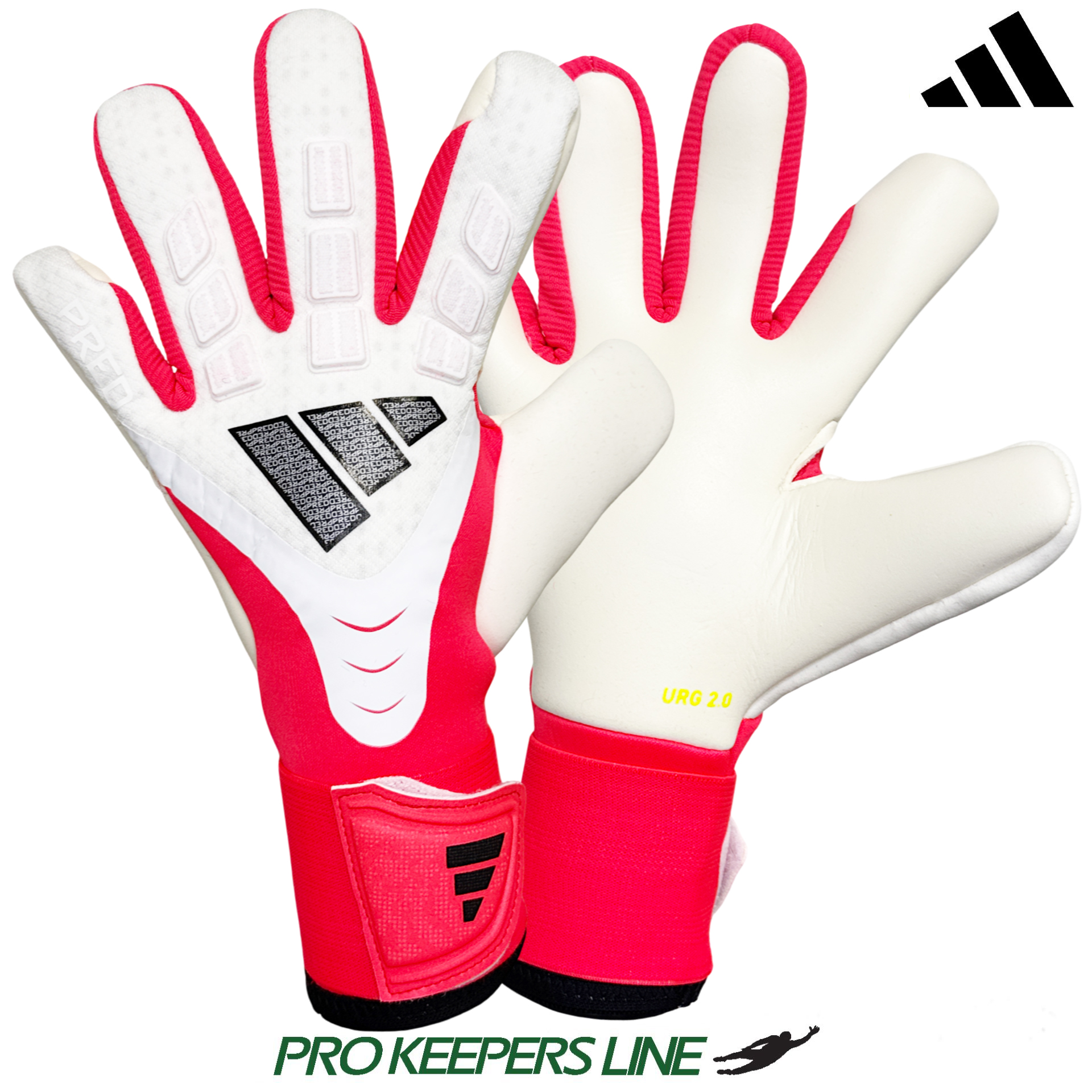 ADIDAS PREDATOR GL PRO JUNIOR WHITE/LUCID RED/BLACK
