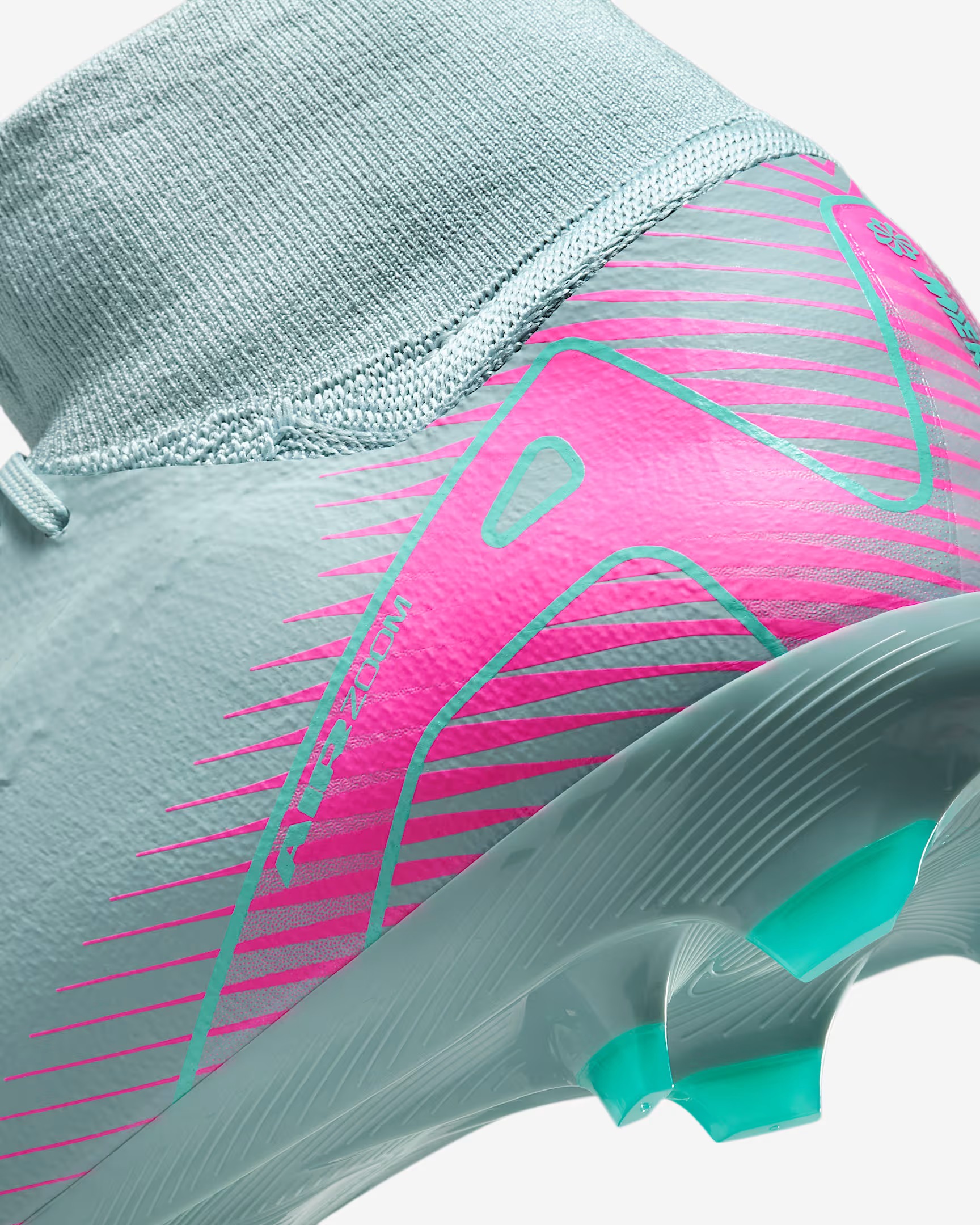 NIKE ZOOM MERCURIAL SUPERFLY 10 PRO FG OCEAN CUBE/PINK BLAST