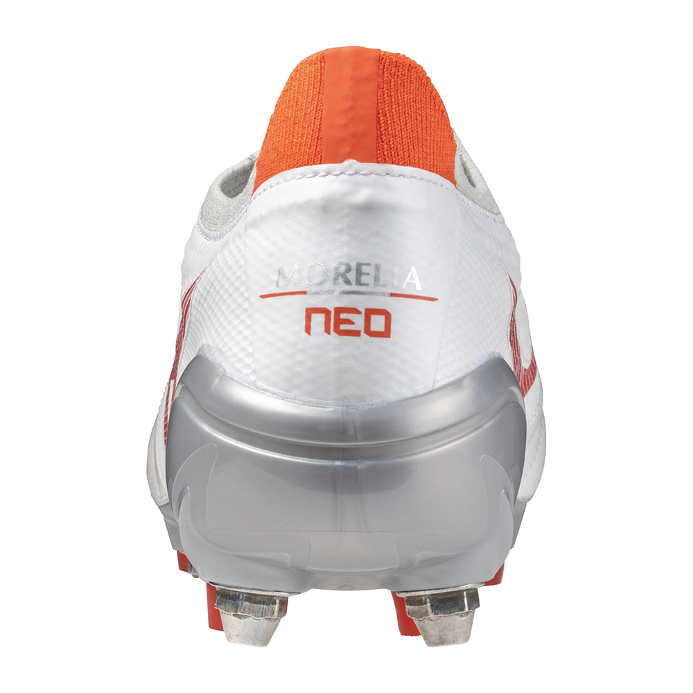 MIZUNO MORELIA NEO IV BETA MIX WHITE/RADIANT RED | US 8 (UK 7 / EU