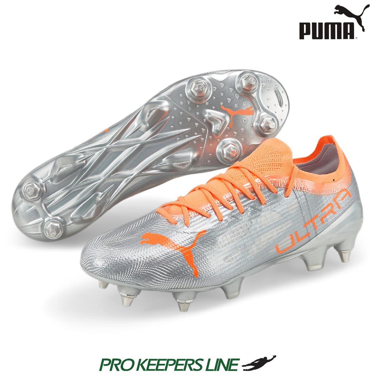 PUMA ULTRA 1.4 MXSG DIAMOND SILVER-NEON CITRUS | UK 10.5 (US
