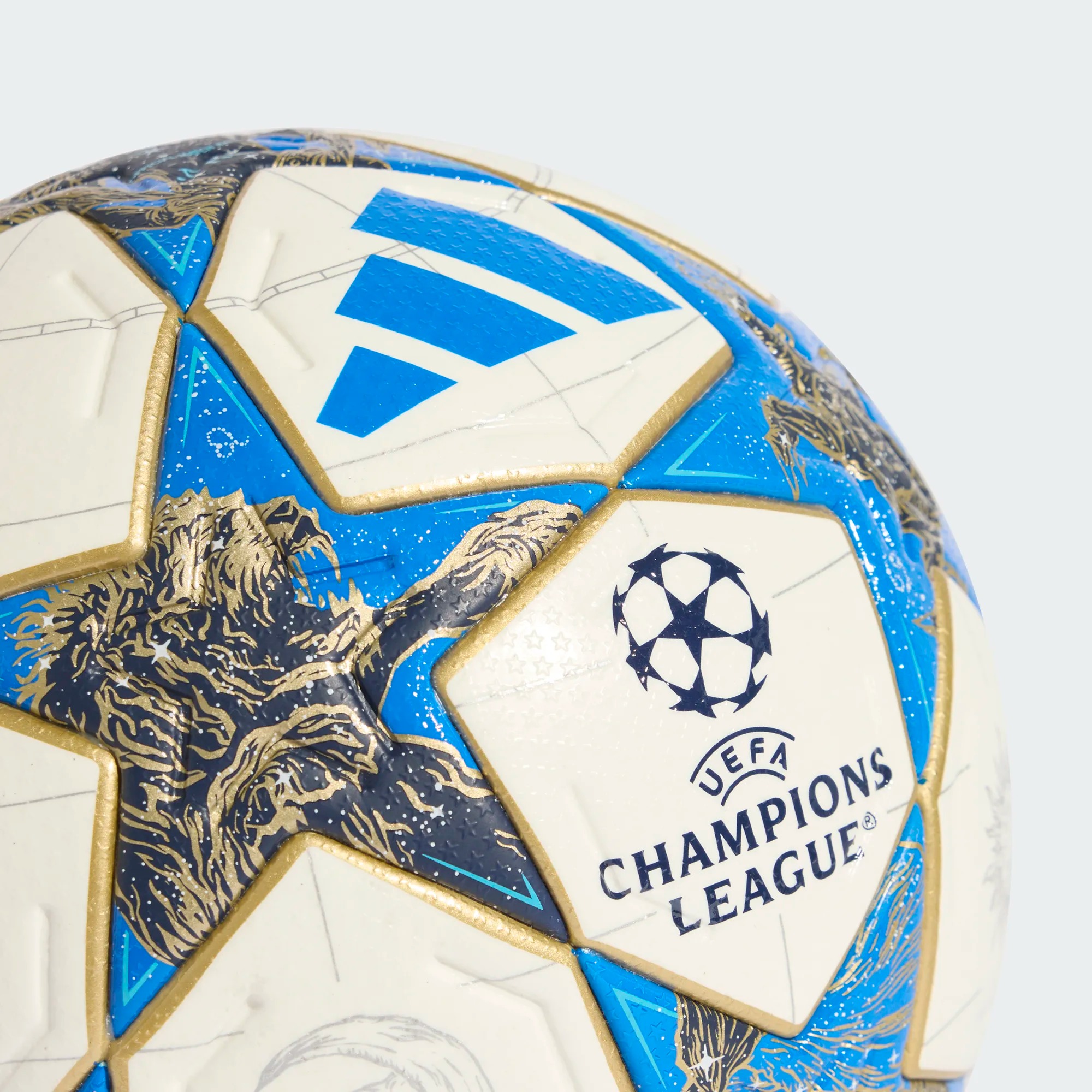 ADIDAS UCL PRO WHITE/DARK BLUE/PANTON/GOLD METALLIC