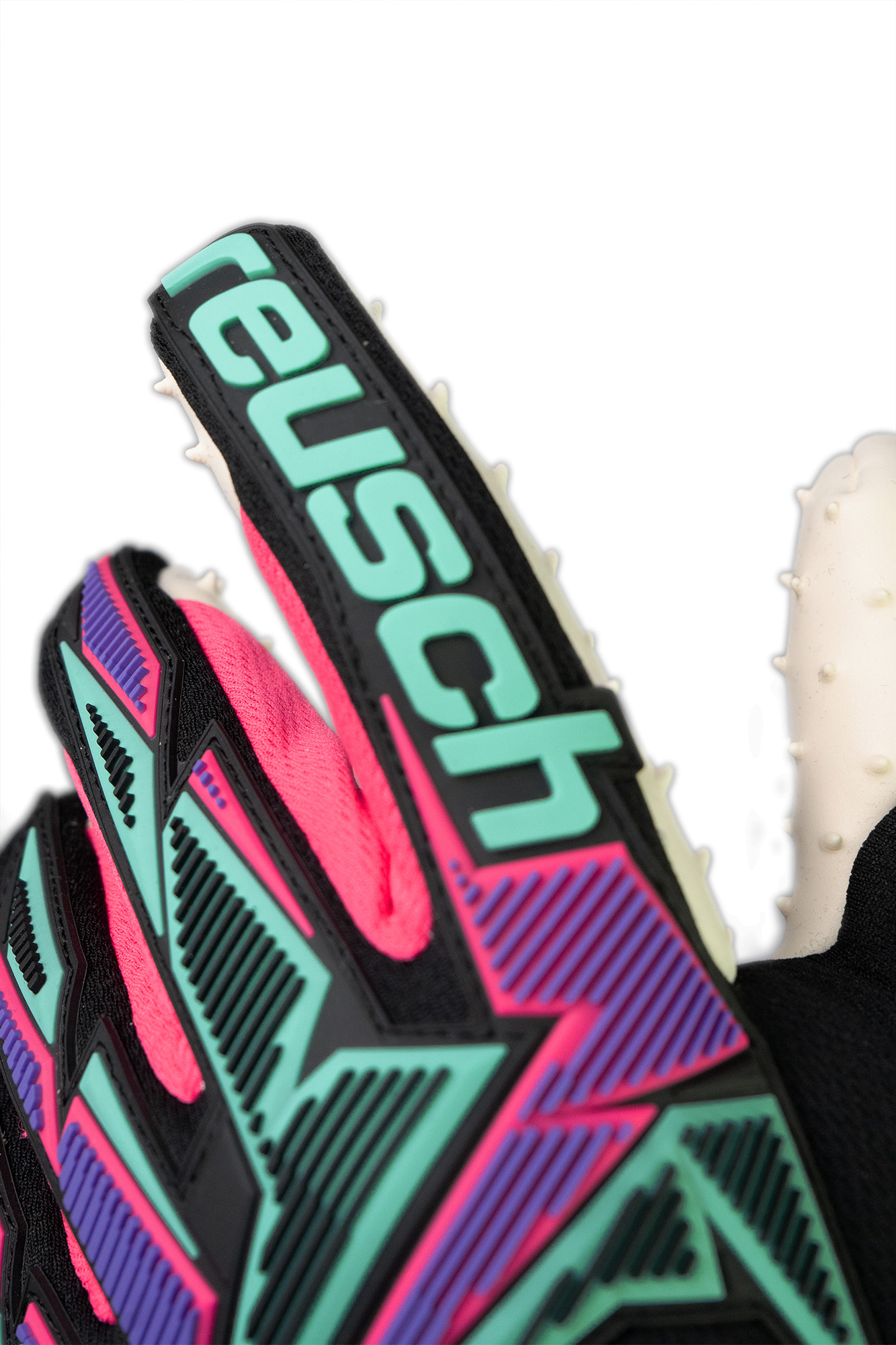 REUSCH ATTRAKT FREEGEL SPEEDBUMP BLACK/NEON LIGHTS