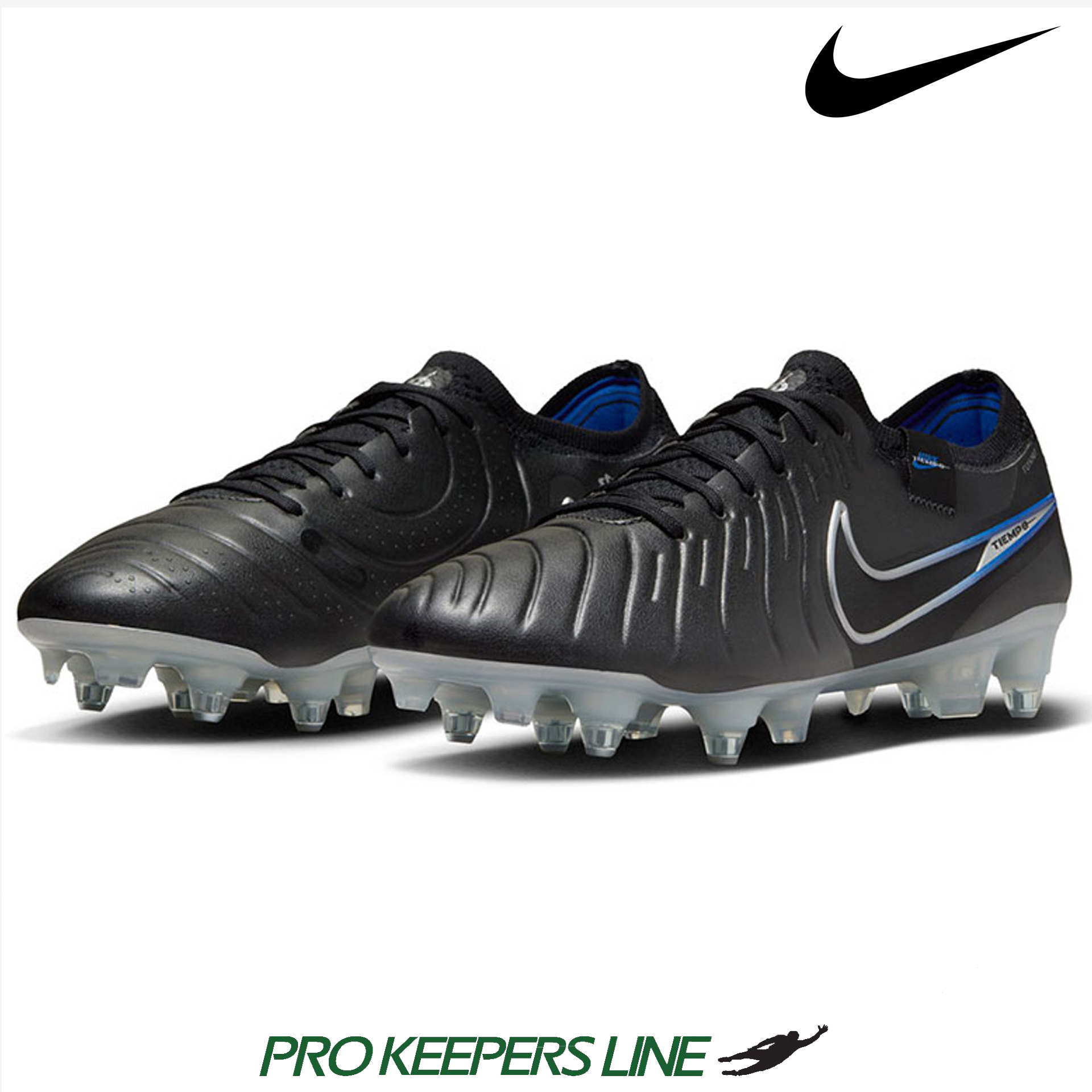 NIKE TIEMPO LEGEND 10 ELITE SG BLACK/CHROME/HYPER ROYAL US (UK