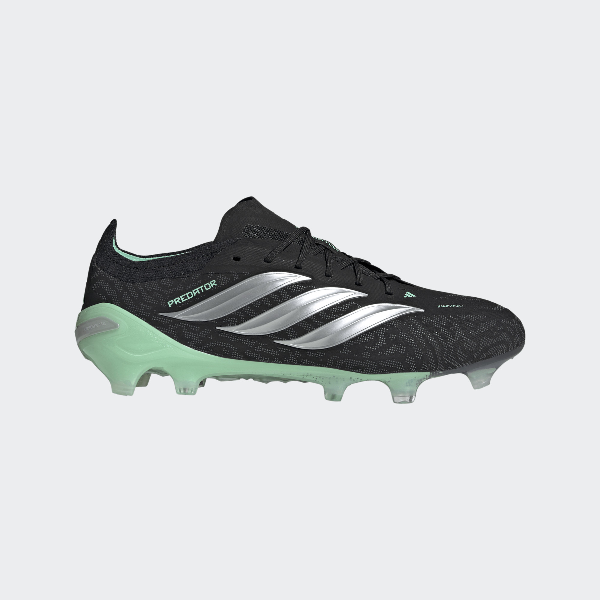 ADIDAS PREDATOR ELITE FG BLACK/SILVER METALLIC/PULSE MINT