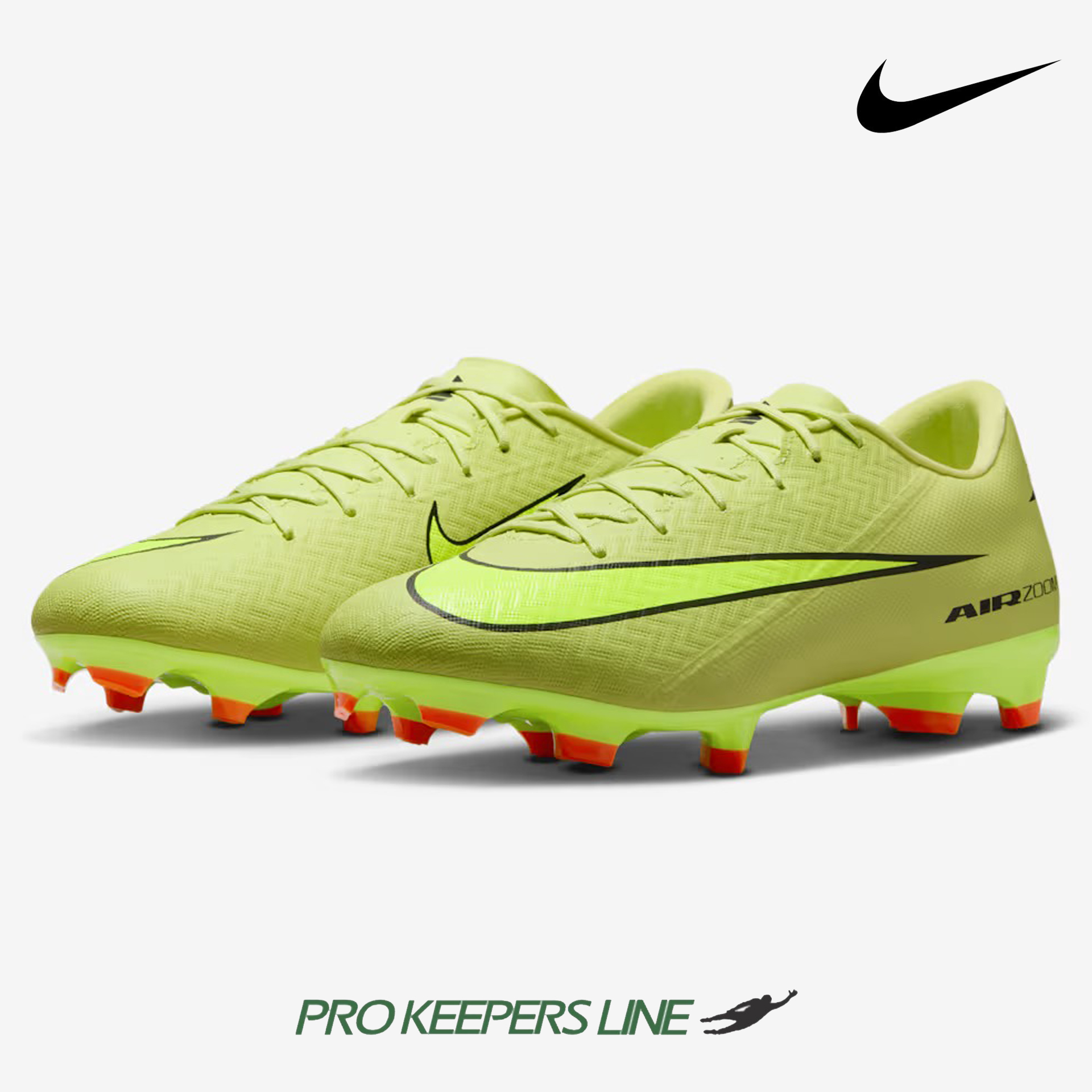 NIKE ZOOM VAPOR 16 ACADEMY FG/MG LIMELIGHT/HYPER CRIMSON/VOLT