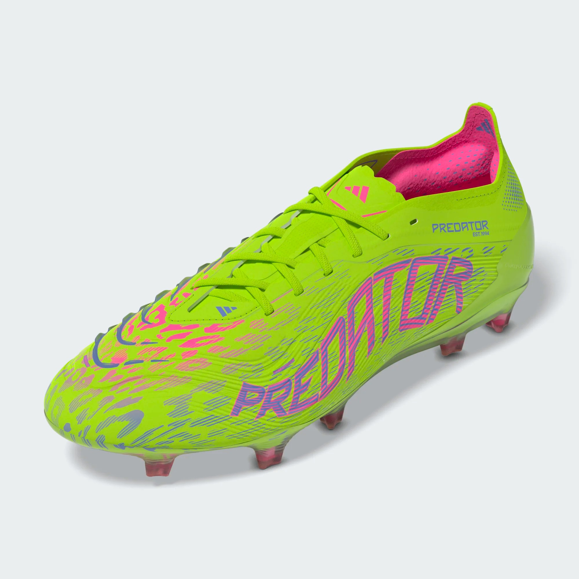 ADIDAS PREDATOR ELITE FG LUCID LEMON/LUCID PINK/BLUE FUSION