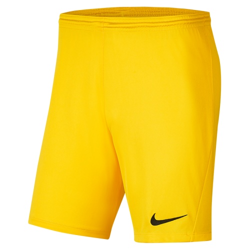 NIKE DRI-FIT PARK III SHORT TOUR YELLOW NIKE DRI-FIT PARK III SHORT TOUR YELLOW