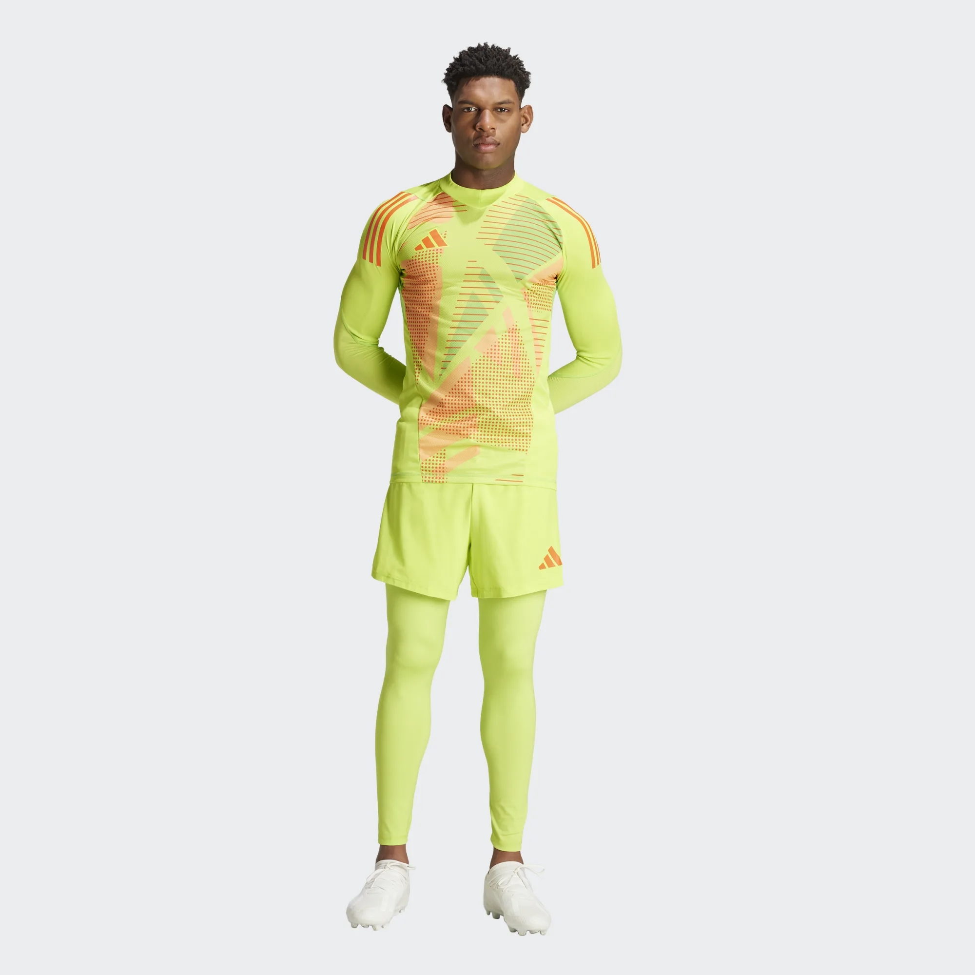 ADIDAS TIRO24 PRO GK TIGHT SEMI SOLAR YELLOW ADIDAS TIRO24 PRO GK TIGHT SEMI SOLAR YELLOW