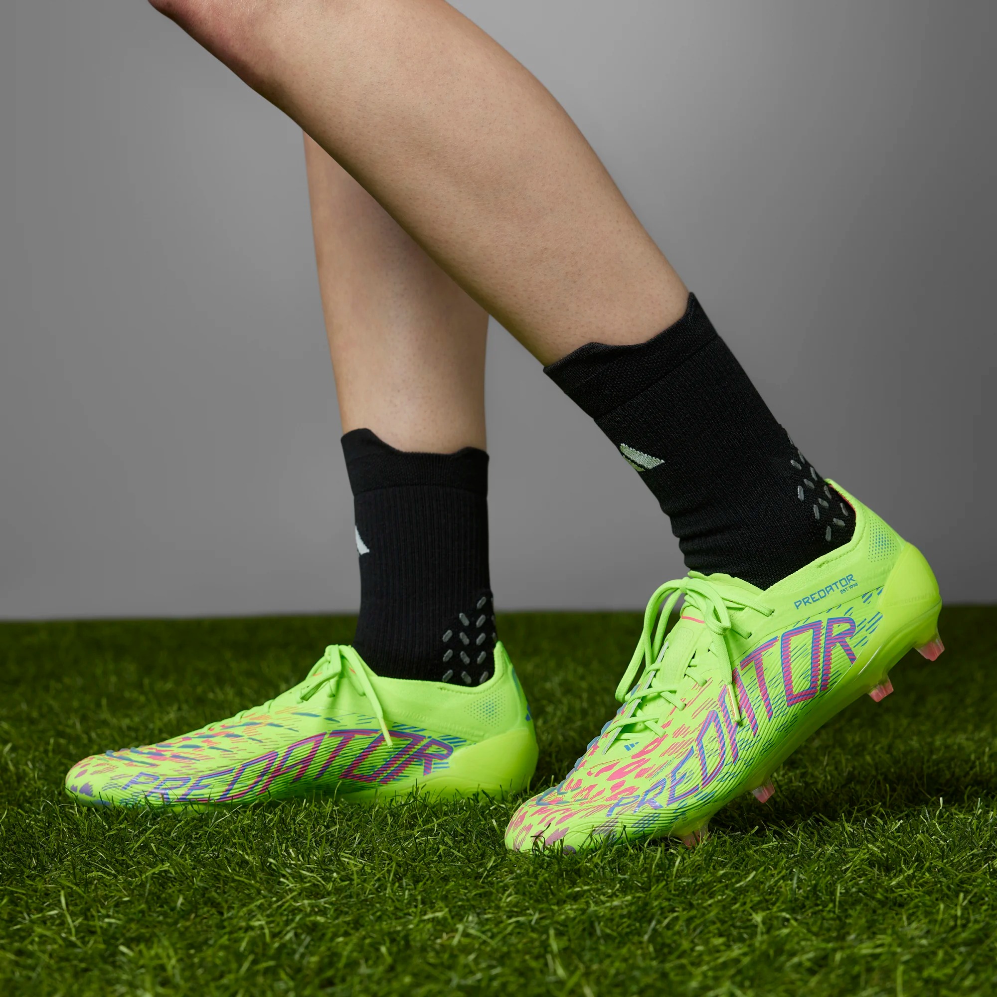 ADIDAS PREDATOR ELITE FG LUCID LEMON/LUCID PINK/BLUE FUSION