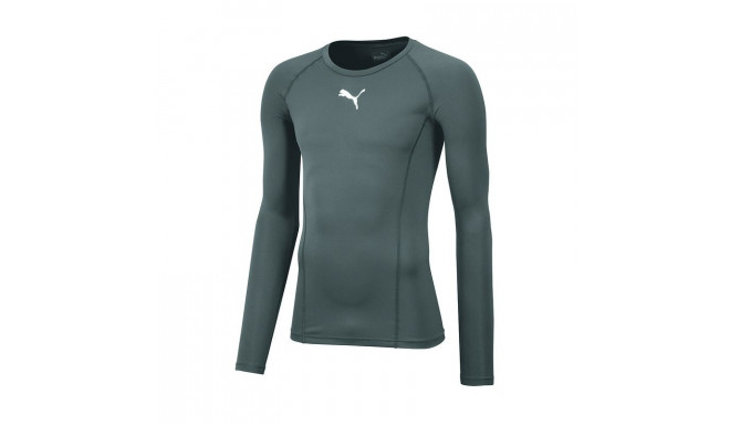 PUMA LIGA BASELAYER TEE LS STEEL GREY