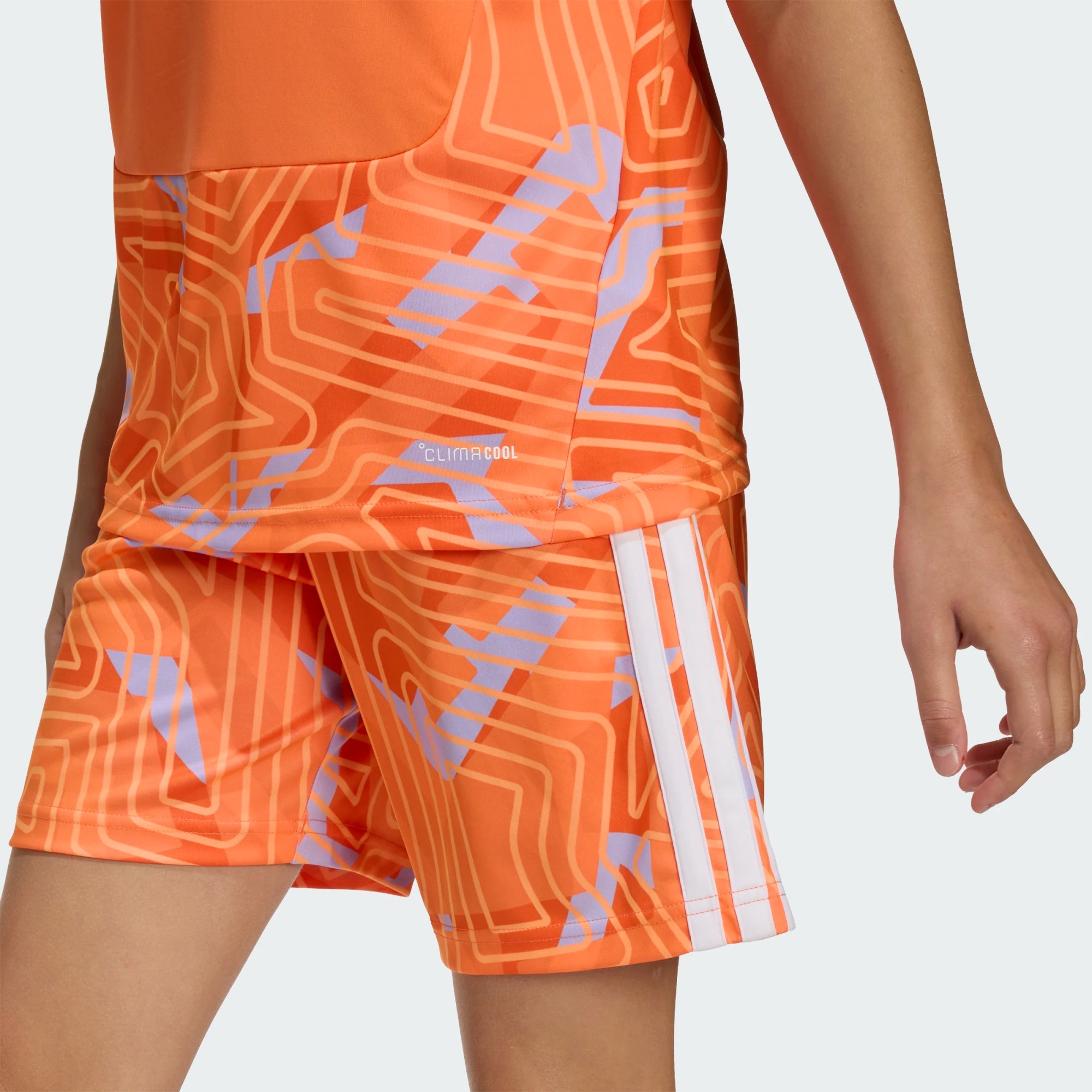 ADIDAS TIRO26 COMPETITION GK JERSEY SHORT SLEEVE TEAM SEMI SOLAR ORANGE JUNIOR
