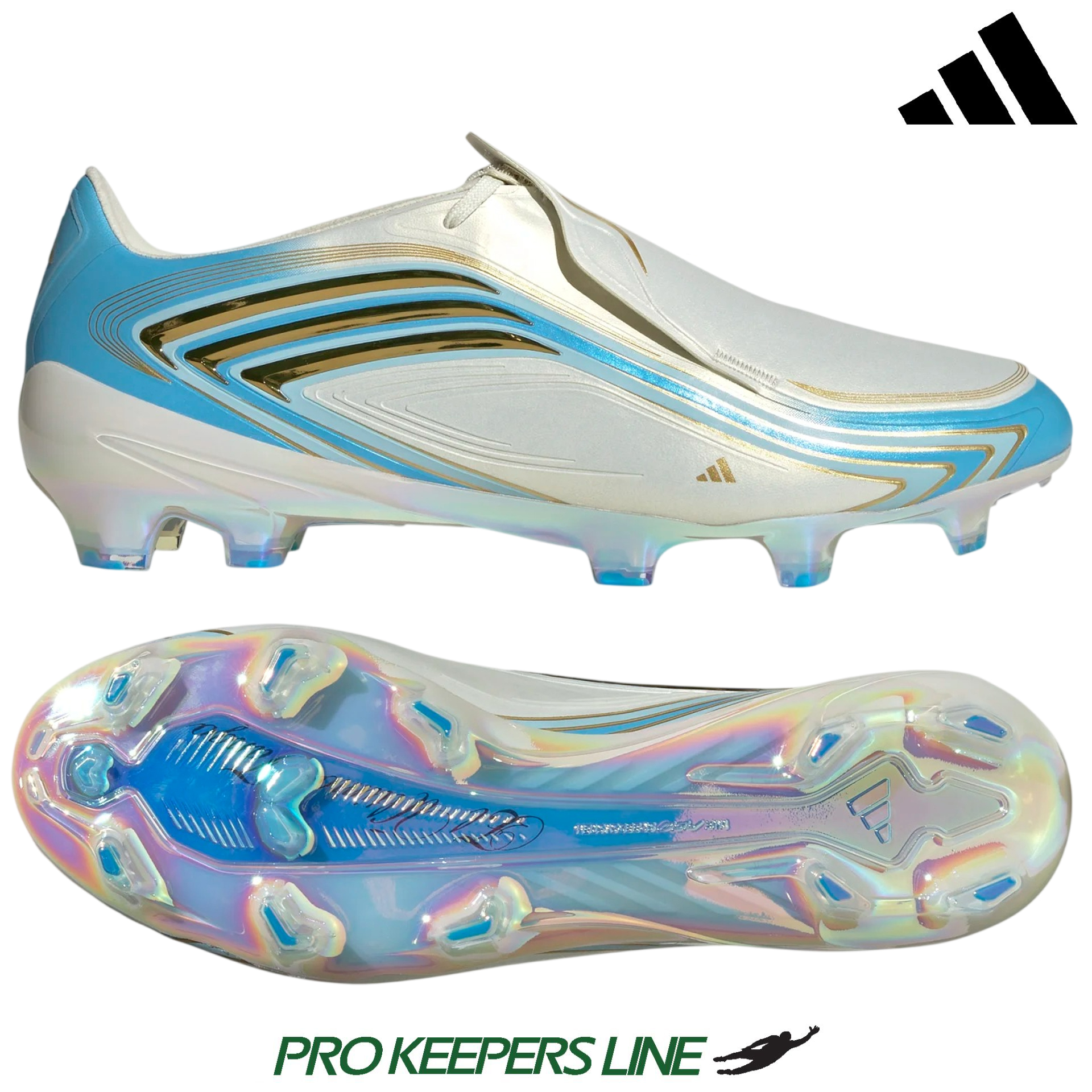ADIDAS F50 MESSI ELITE FG IVORY/SEMI BLUE BURST/ICE BLUE