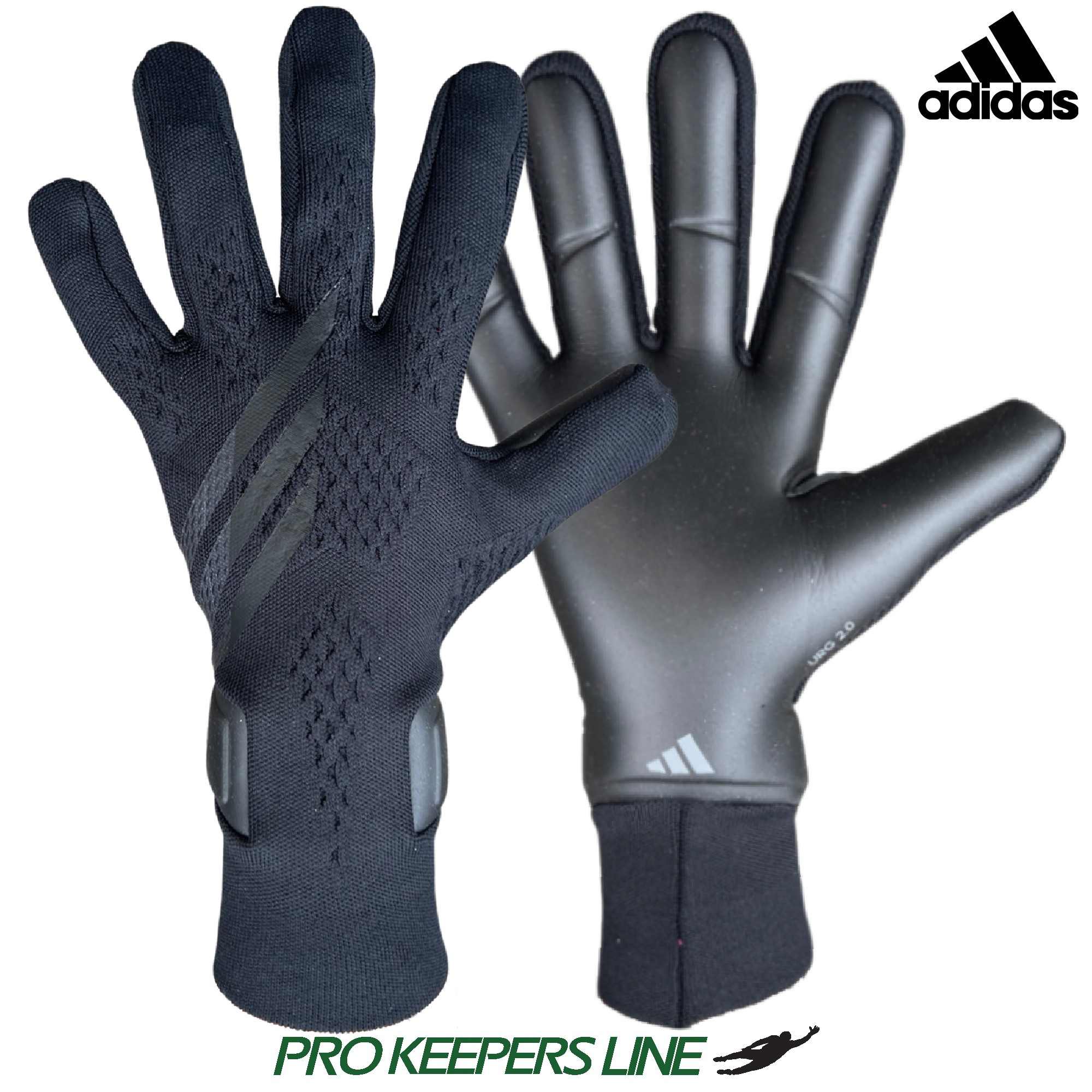 ADIDAS X GL PRO BLACK/BLACK/BLACK