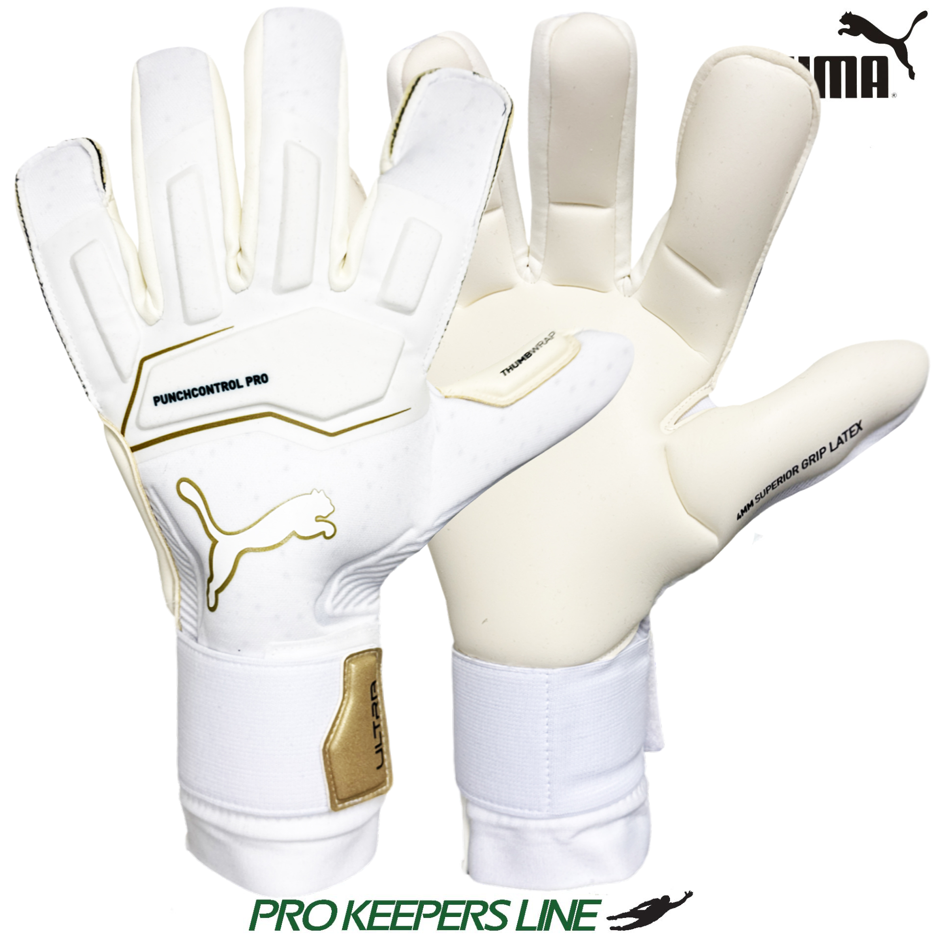 PUMA ULTRA ULTIMATE HYBRID PUMA WHITE/PUMA GOLD 10