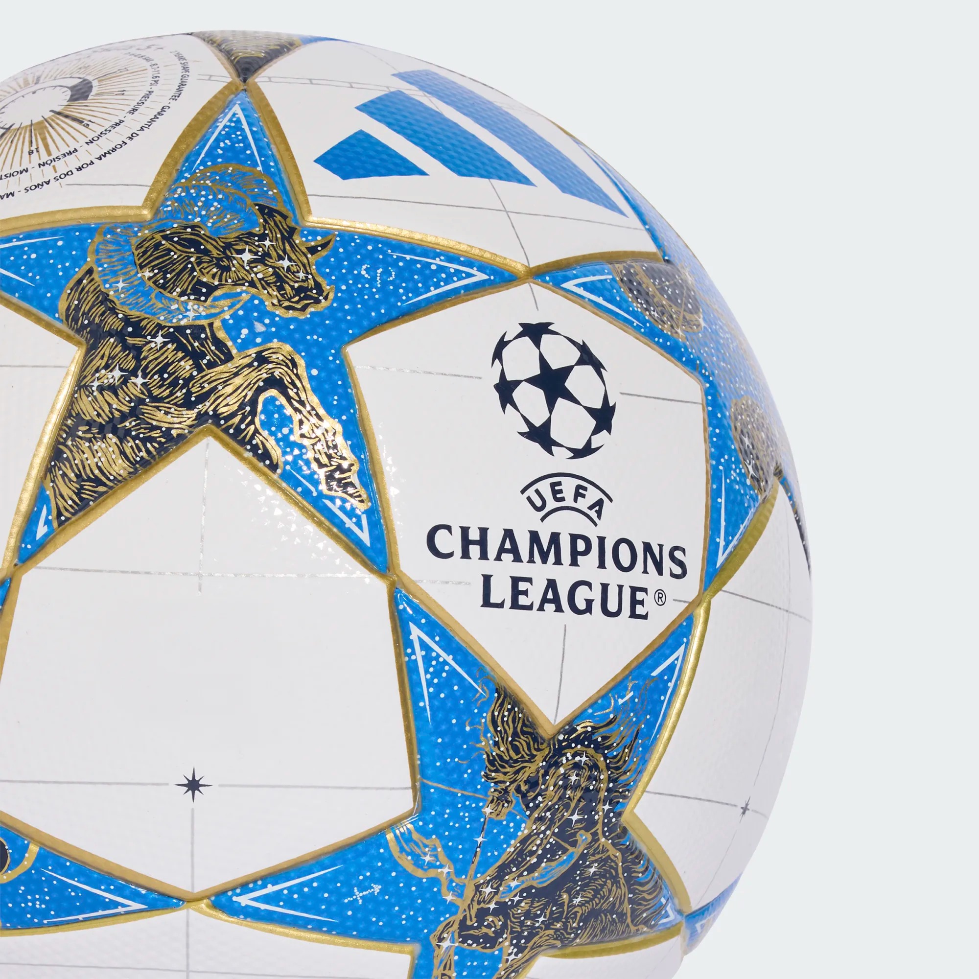 ADIDAS UCL LEAGUE WHITE/DARK BLUE/PANTON/GOLD METALLIC