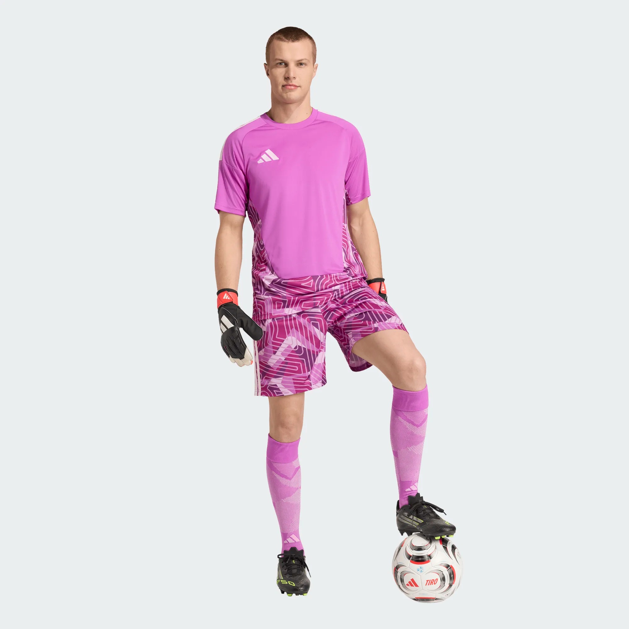 ADIDAS TIRO26 COMPETITION GK JERSEY SHORT SLEEVE FLASH PINK