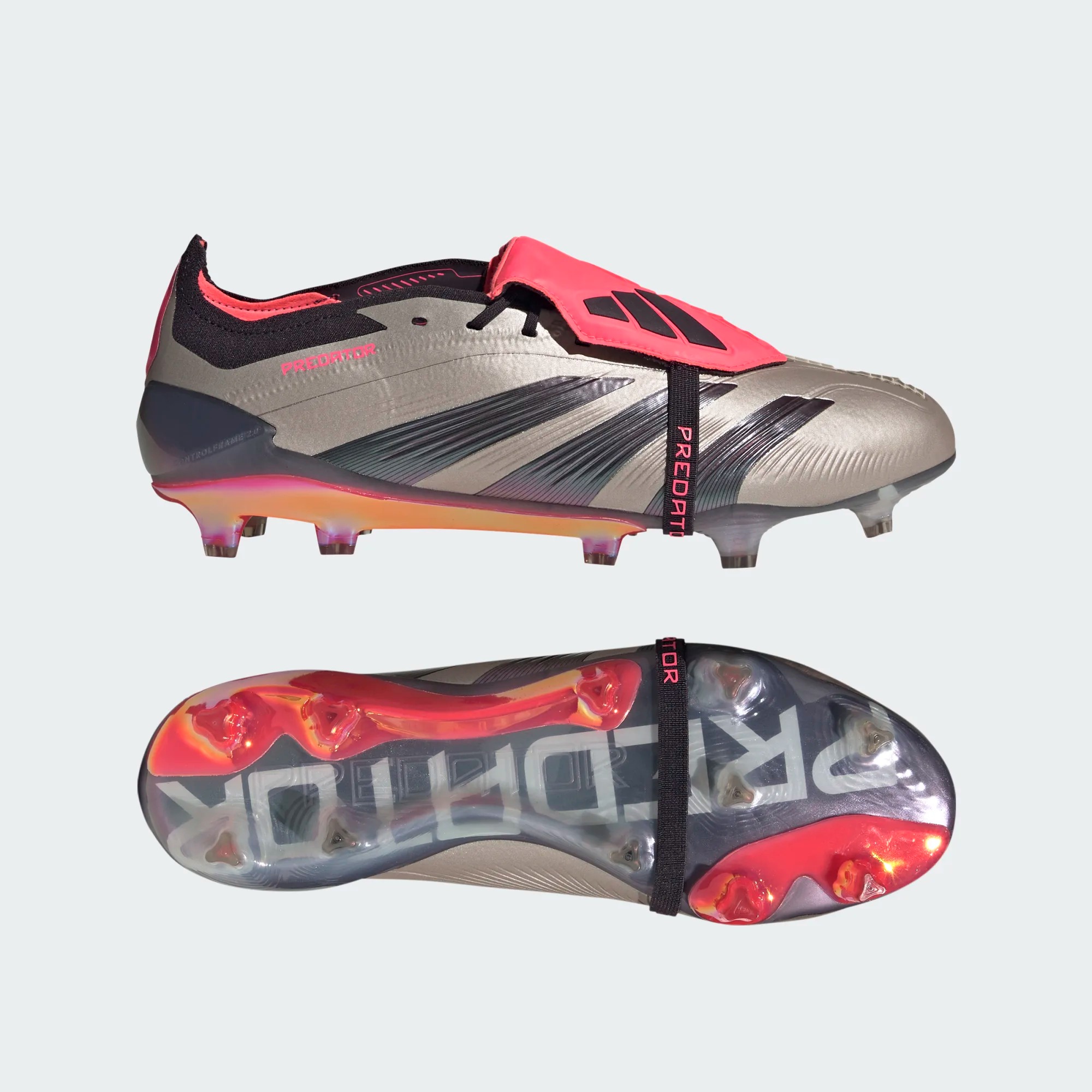 ADIDAS PREDATOR ELITE FT FG PLATIN METALLIC/AURORA BLACK